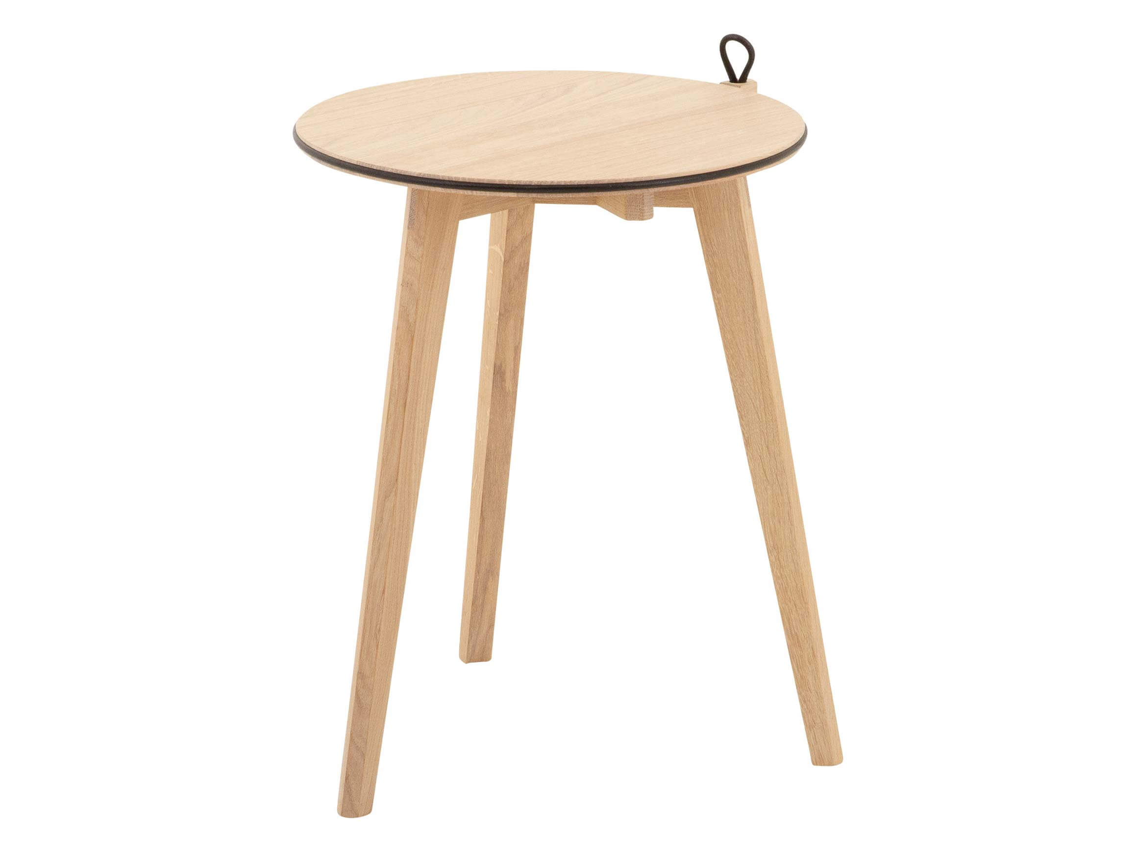 Beistelltisch Hi! Eiche Aus Holz / Farbe: Holzfarbig/ h: 50 cm