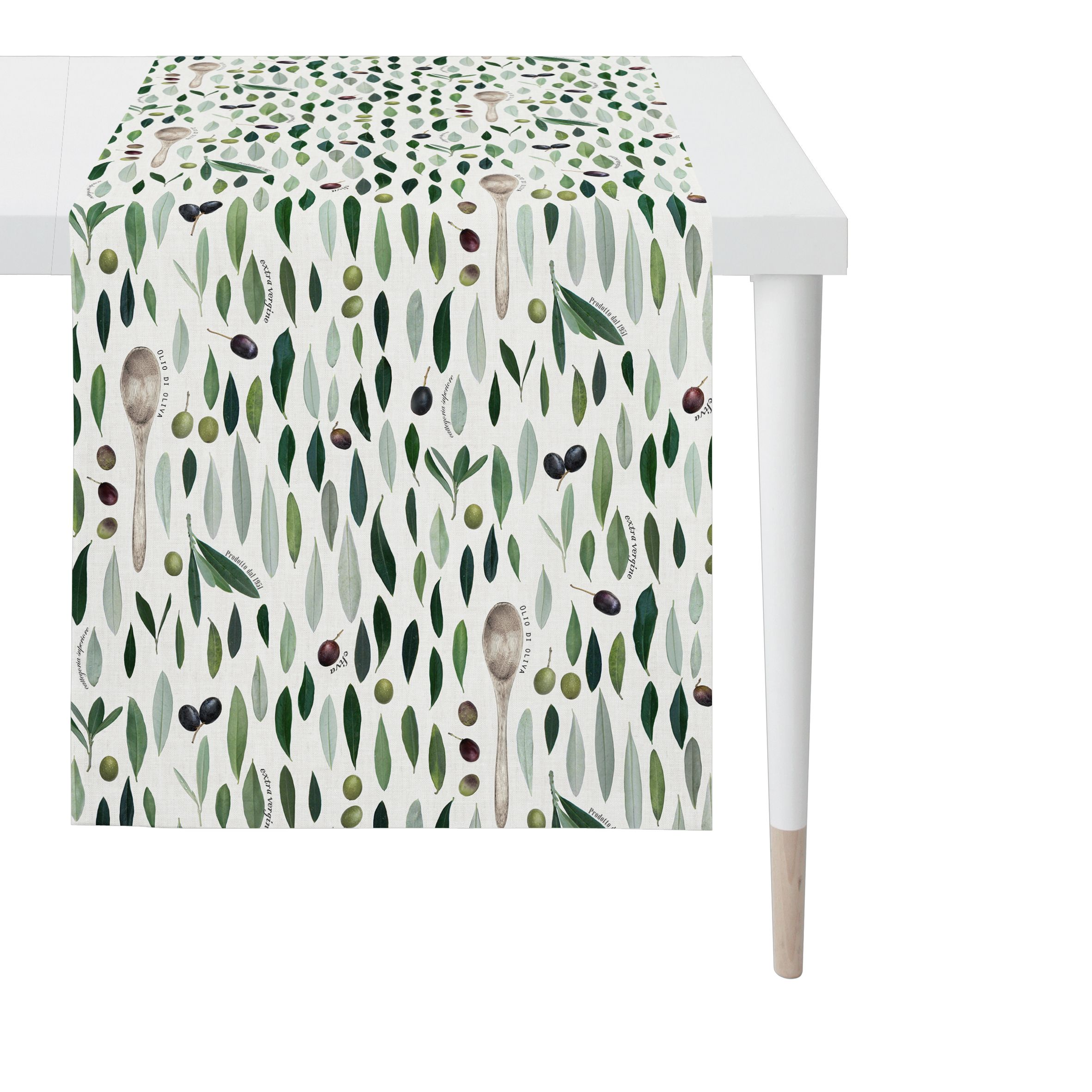 Läufer Oliven Grün B: 50 cm Apelt