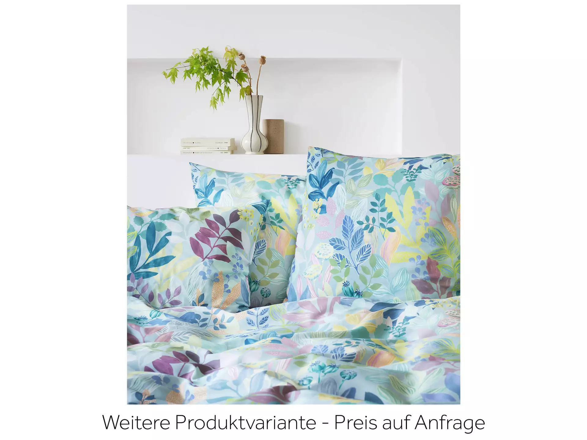 Duvetbezug Frida-Noblesse Bleu Schlossberg Textil AG / Grösse: 160 x 210 cm