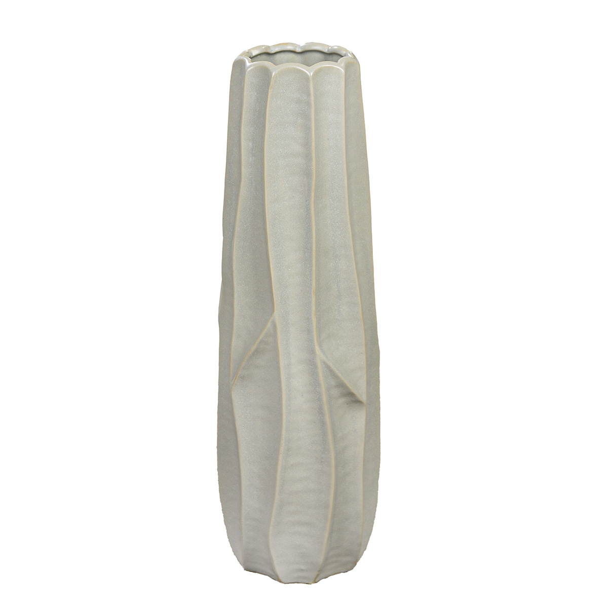 Gilde Vase Fortuna Keramik Grün H: 49 cm Grün | Schubiger Möbel