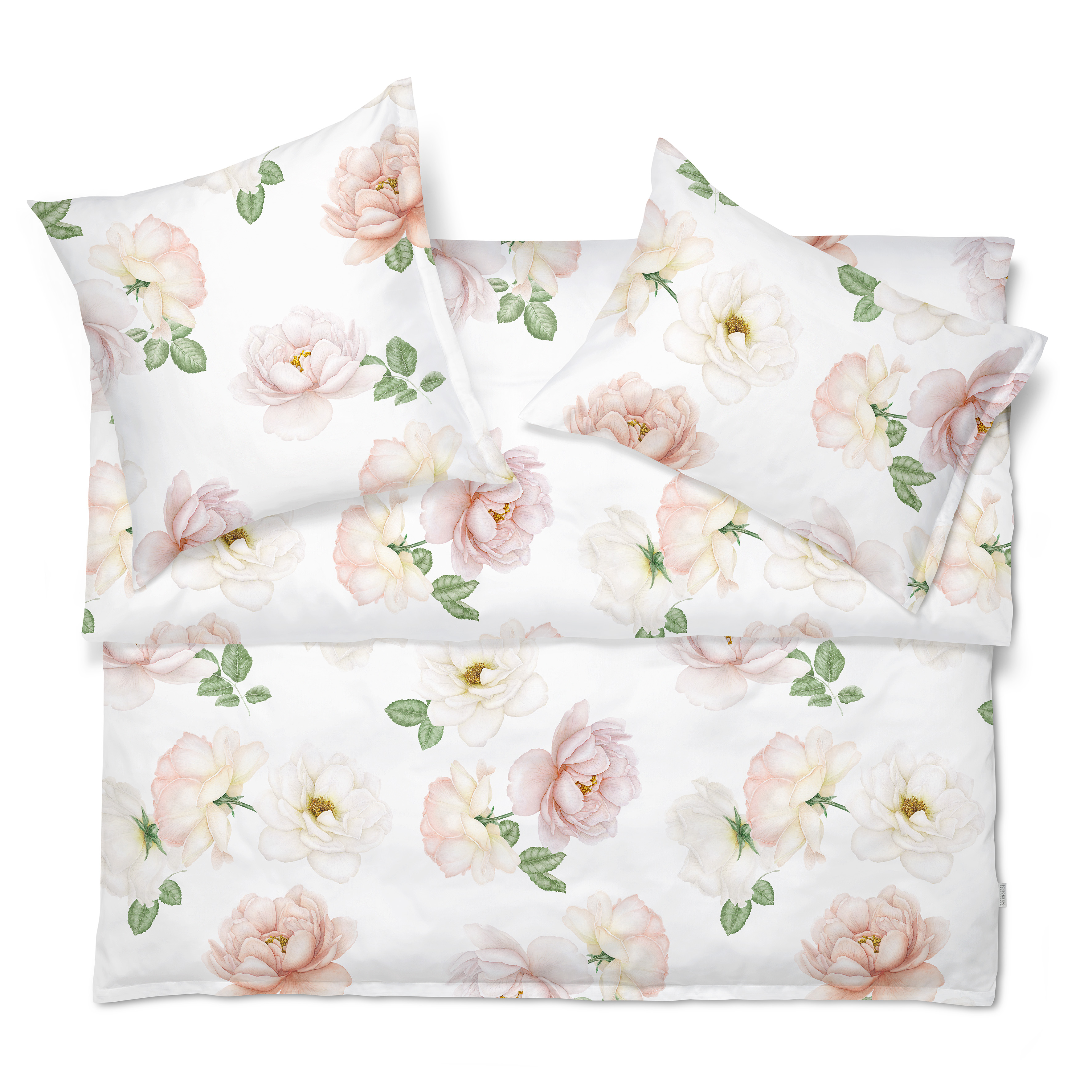 Bettwäsche Rose-Noblesse, Blanc Schlossberg
