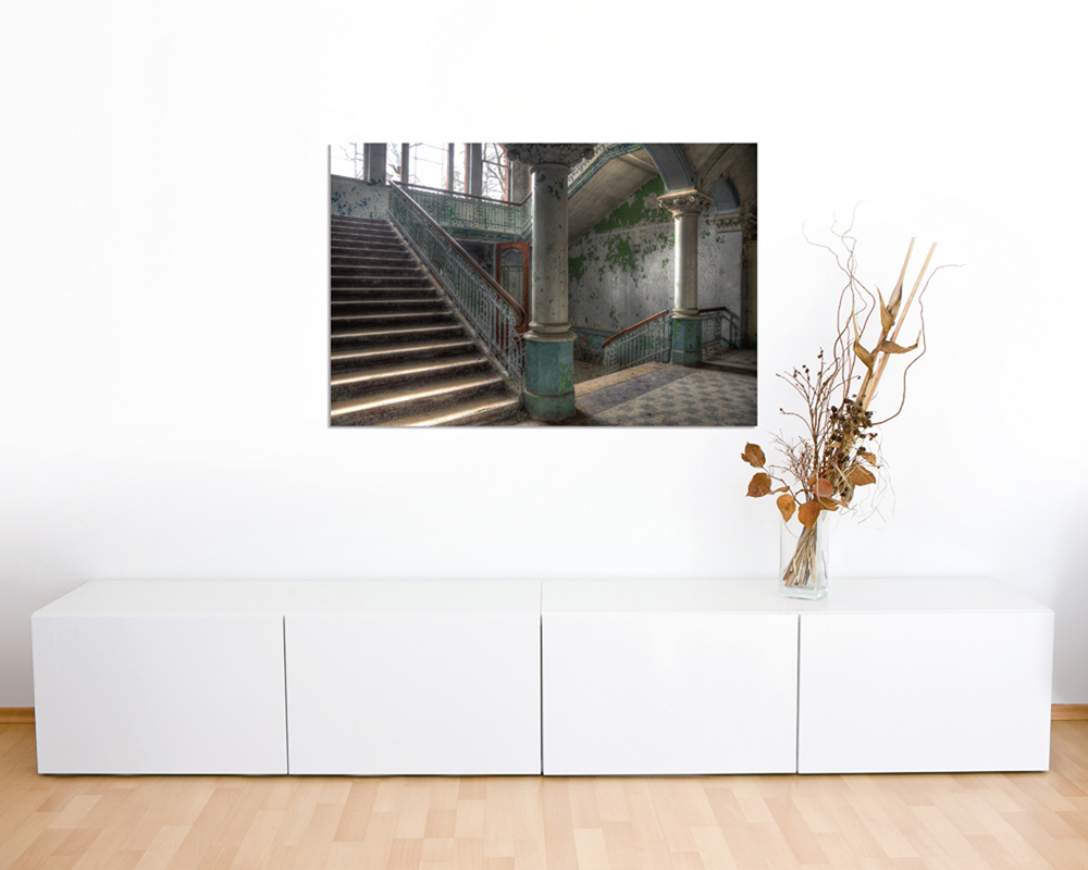 Alubild-Lost Place Treppenhaus 1-image LAND