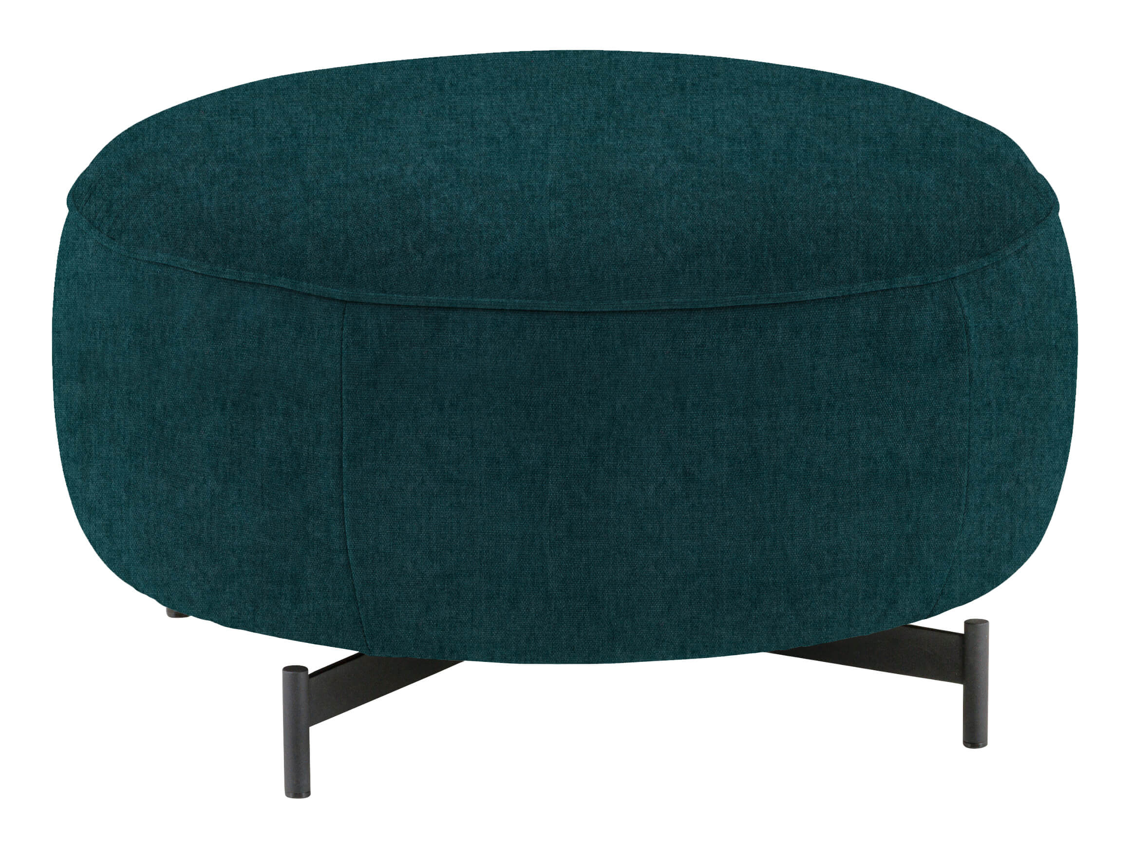 Hocker 8170 Basic D: 80 cm Himolla / Farbe: Petrol / Material: Stoff Basic