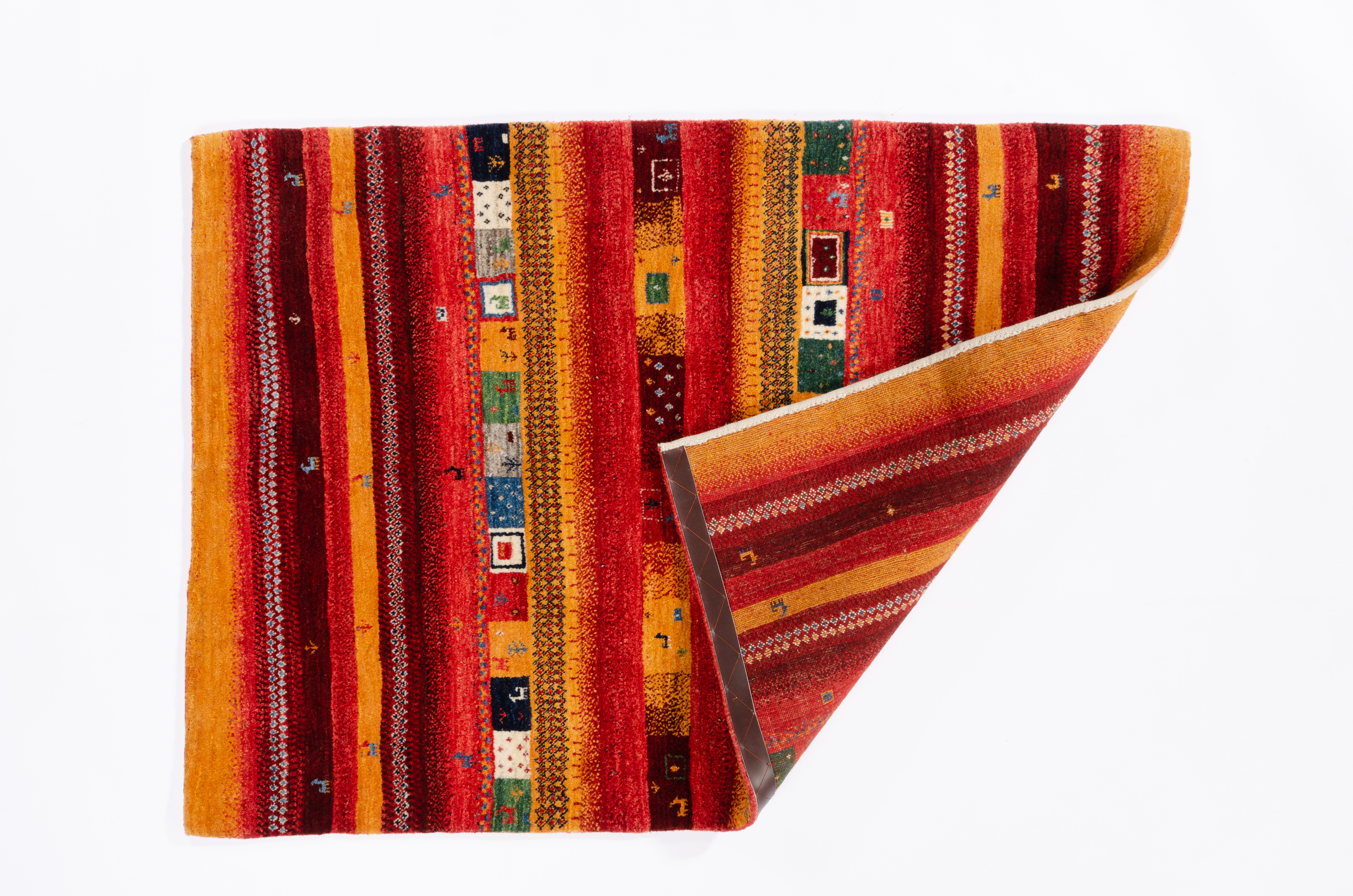 Nomadenteppich Lori Fein Negra/ Farbe: Rot / Masse (BxT) :107x150 cm