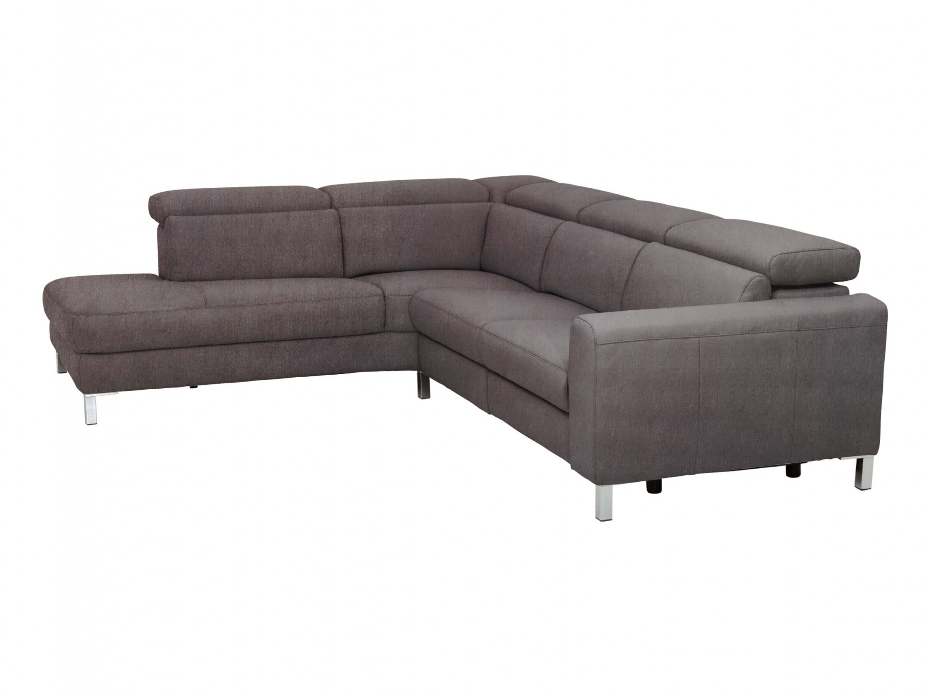 Ecksofa Laret Basic Candy / Farbe: Steel / Material: Stoff Basic