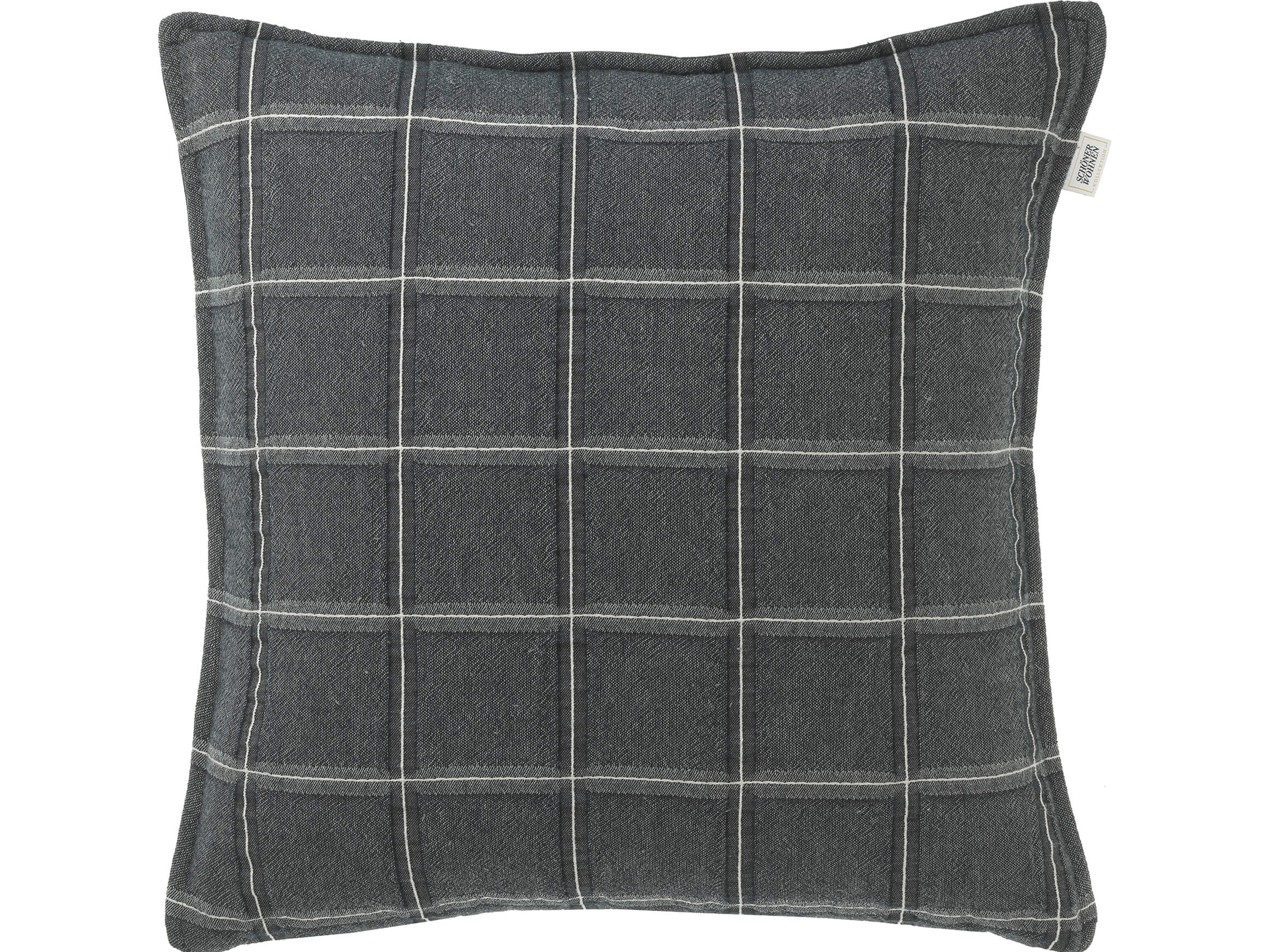 Stoeckel & Grimmler Kissenhülle Delight Anthrazit 45x45 cm  | Schubiger Möbel