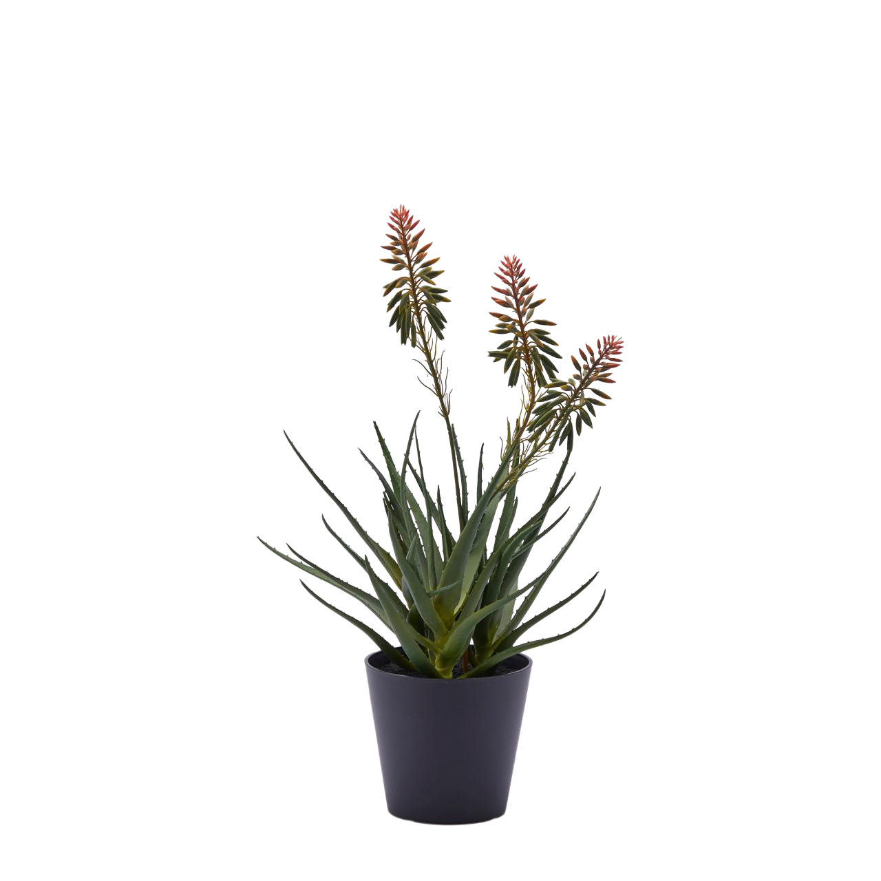 Kunstpflanze Aloe mit Blumen H: 50 cm Edg