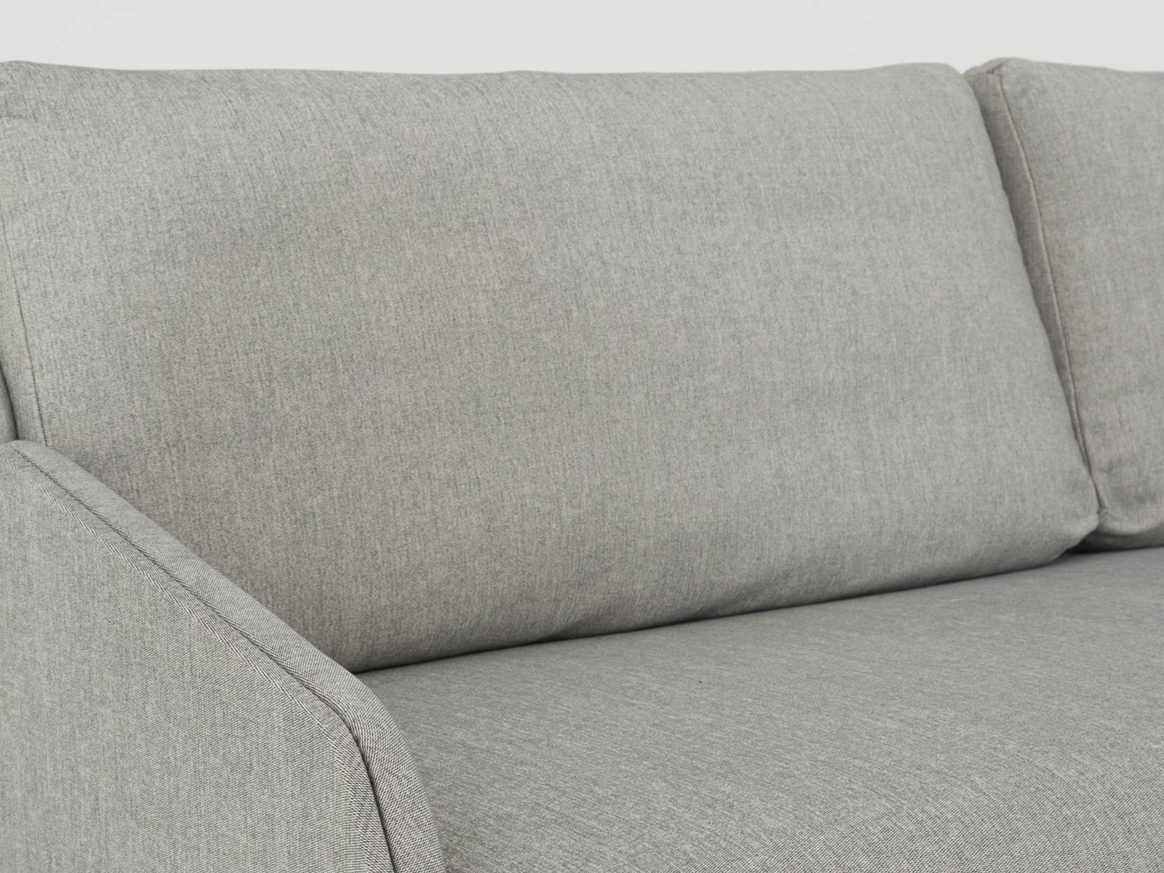 Bettsofa Bed For Living, Stoff Silber, Deluxe, b 205 cm