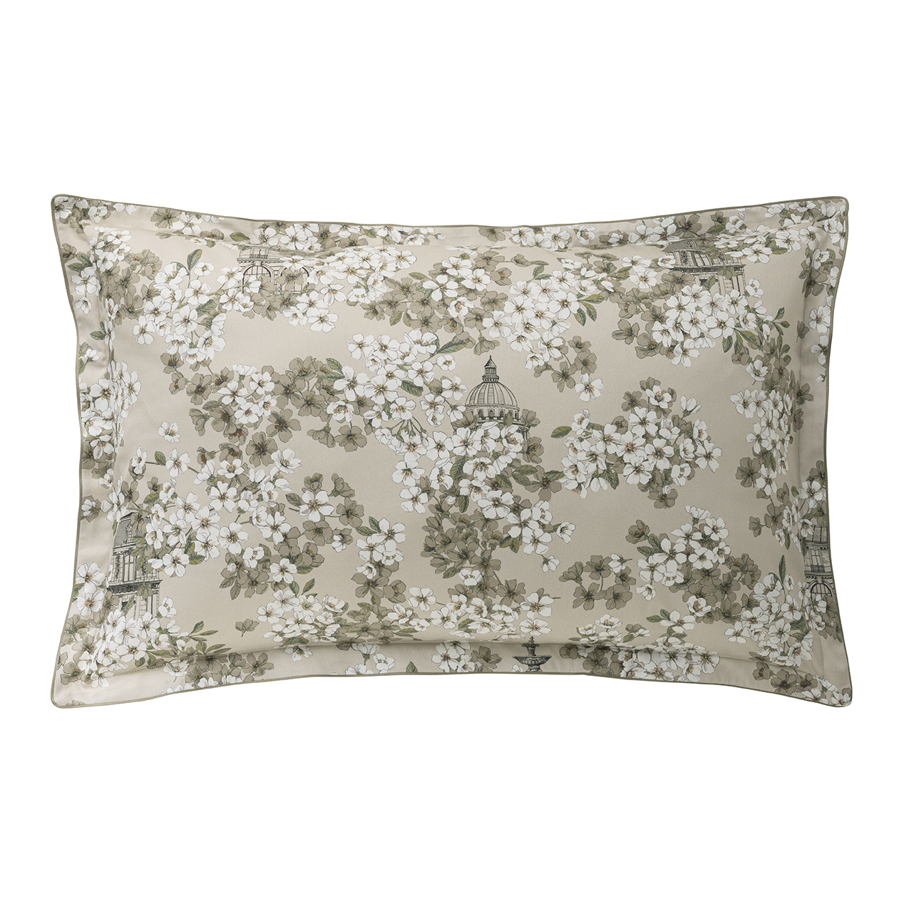 Fine Fleur bed linen, Cream, Olive Vanderschooten / Size: 30 x 40