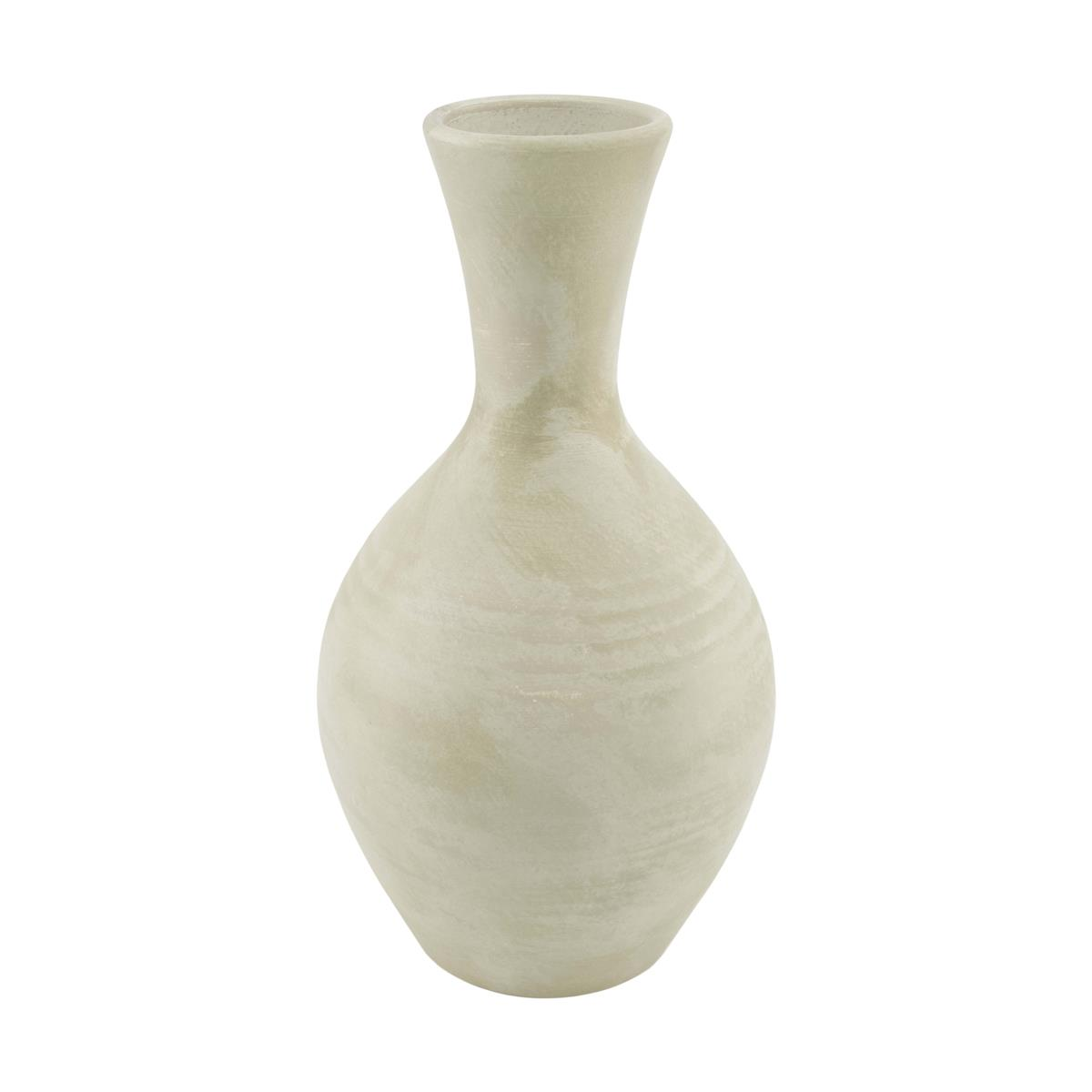 Decofinder Vase Keratsini Antikes Beige H: 35 cm Beige | Schubiger Möbel