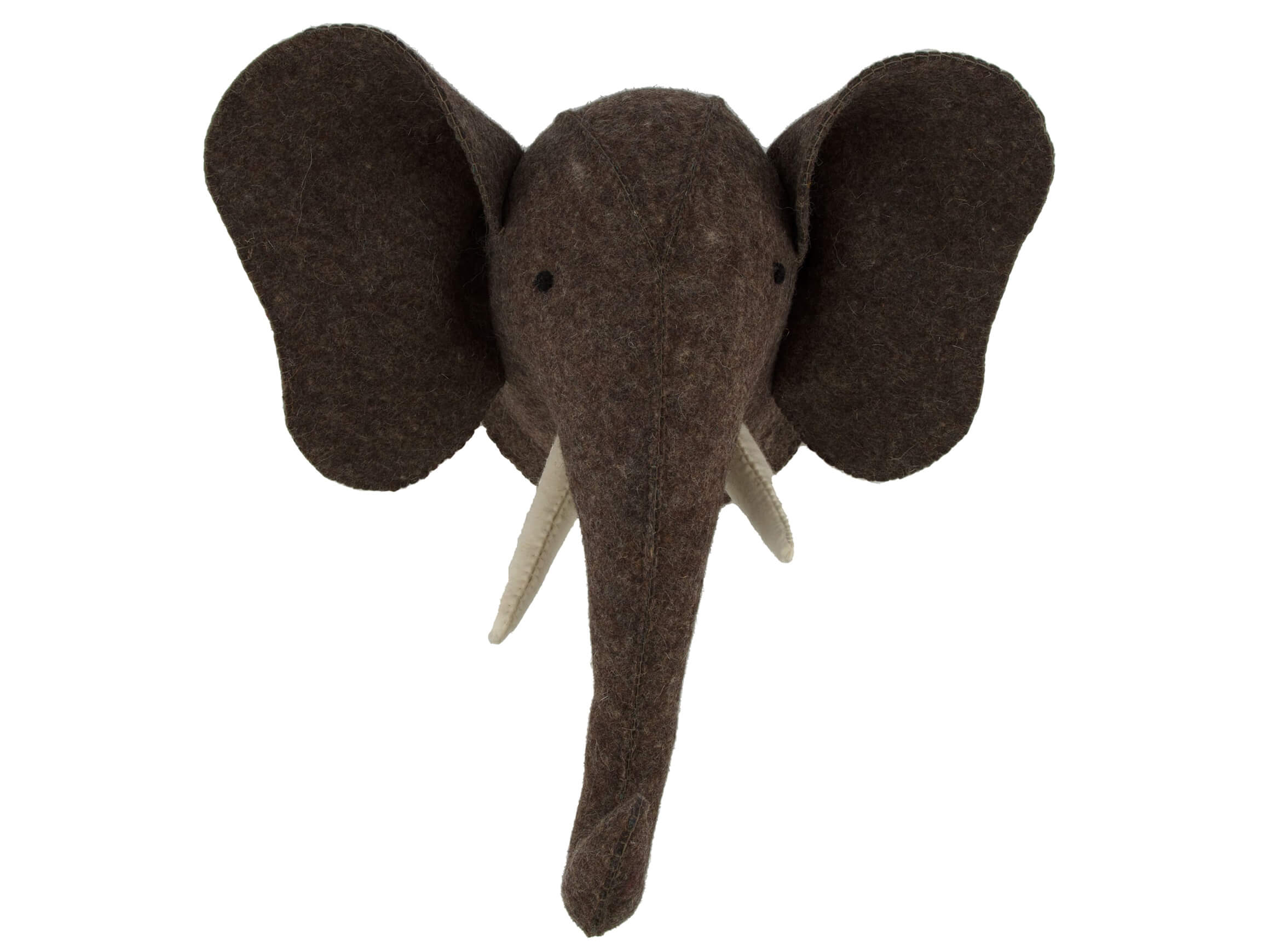 Elefantenkopf Wolle B: 20 cm Decofinder