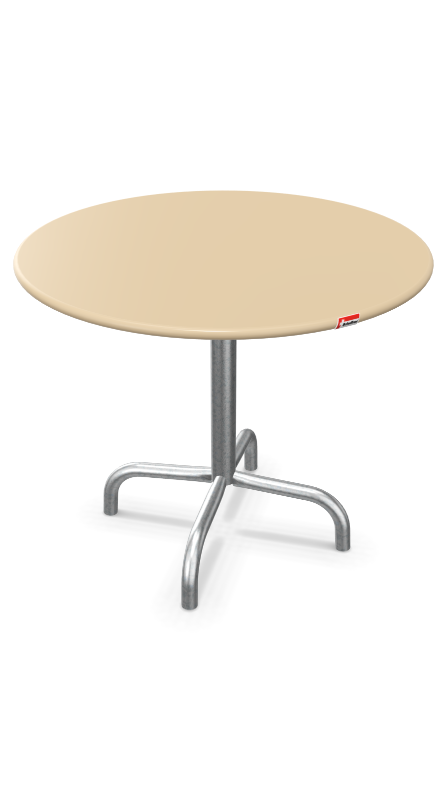 Metall-Beistelltisch Rigi Feuerverzinkt von Schaffner / Farbe: Pastellbraun / Grösse: x cm