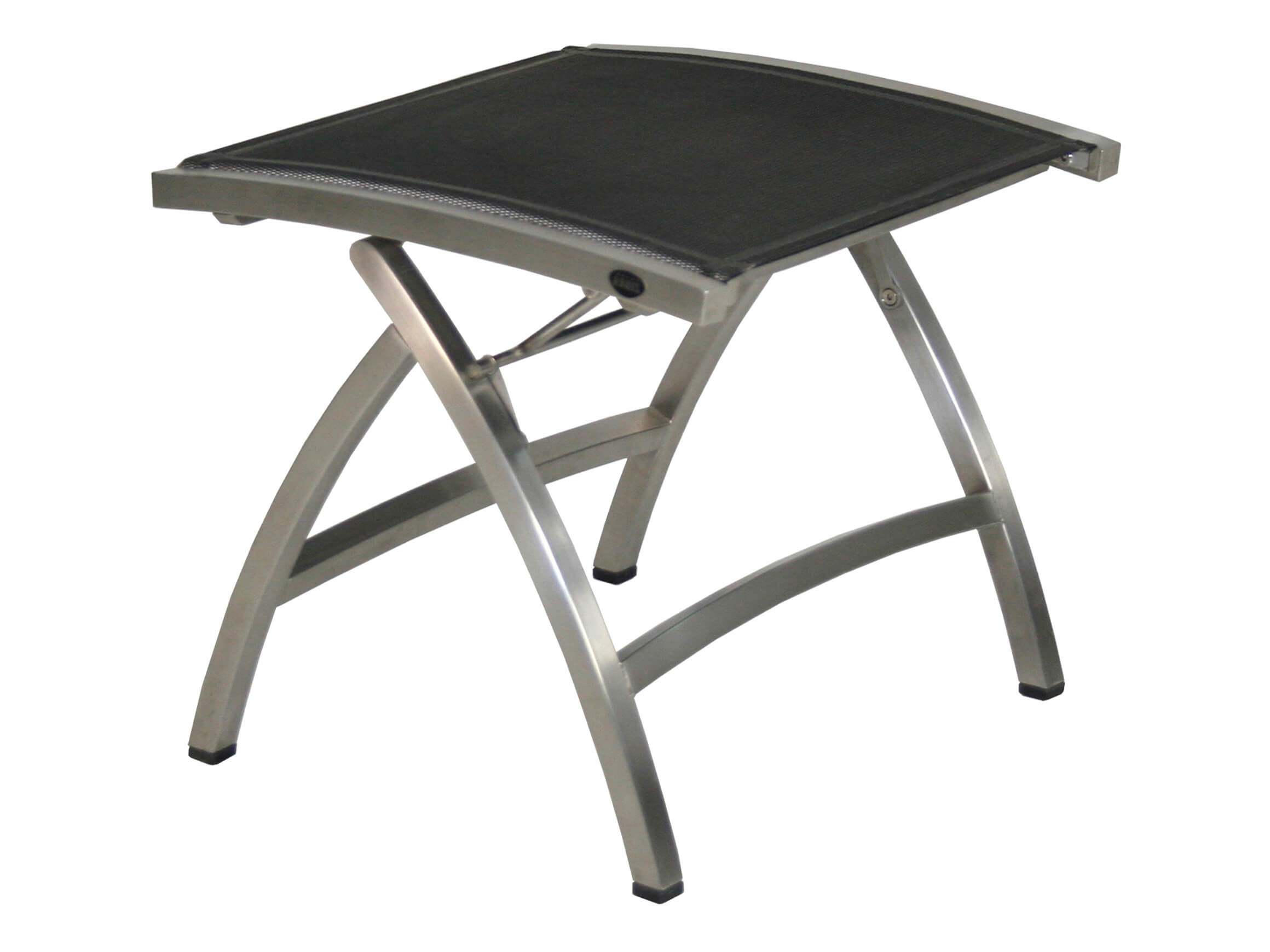 Pontiac garden stool, adjustable, Argenta, w 50 cm d 52 cm h 44 cm