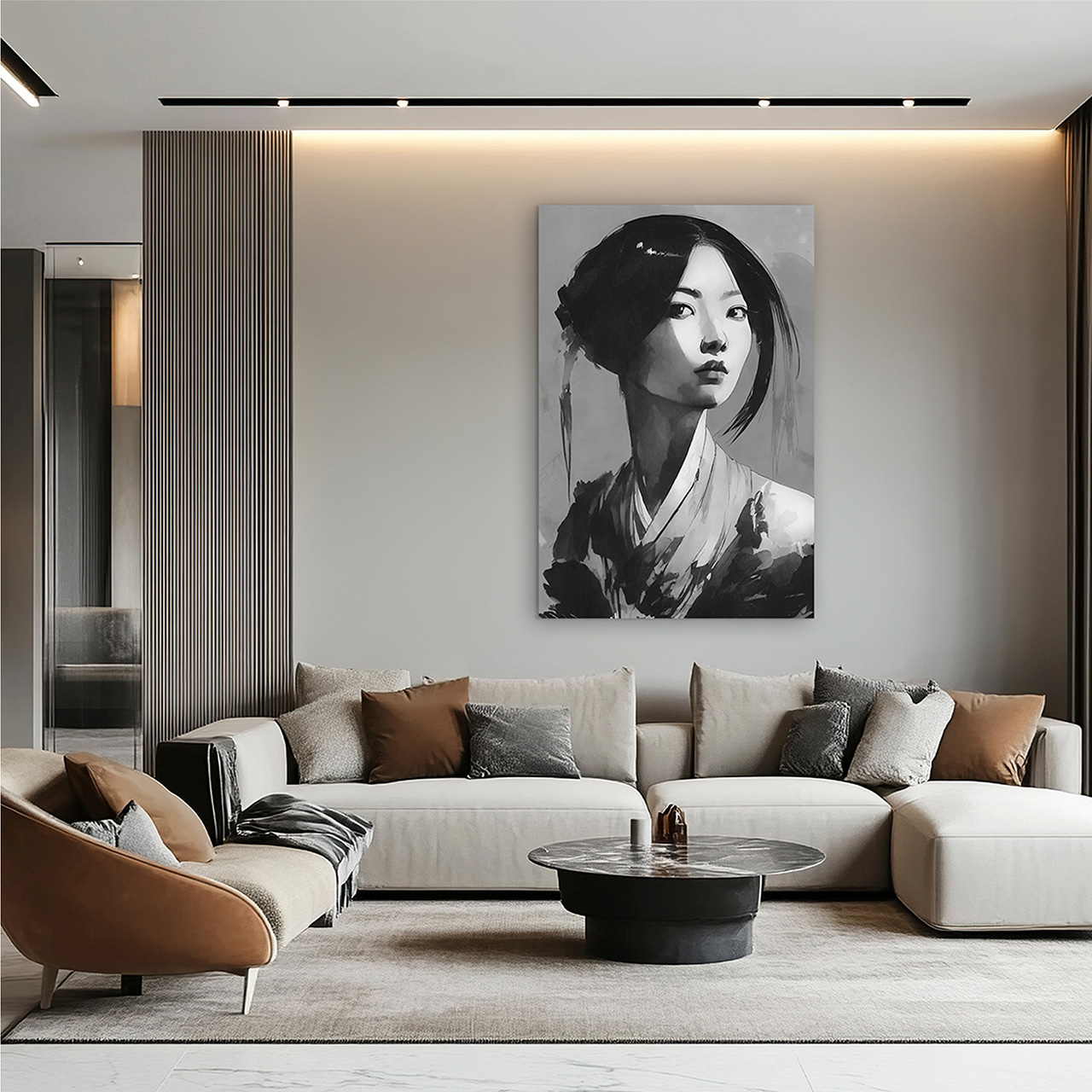 Canvas-Asia Girl-image LAND
