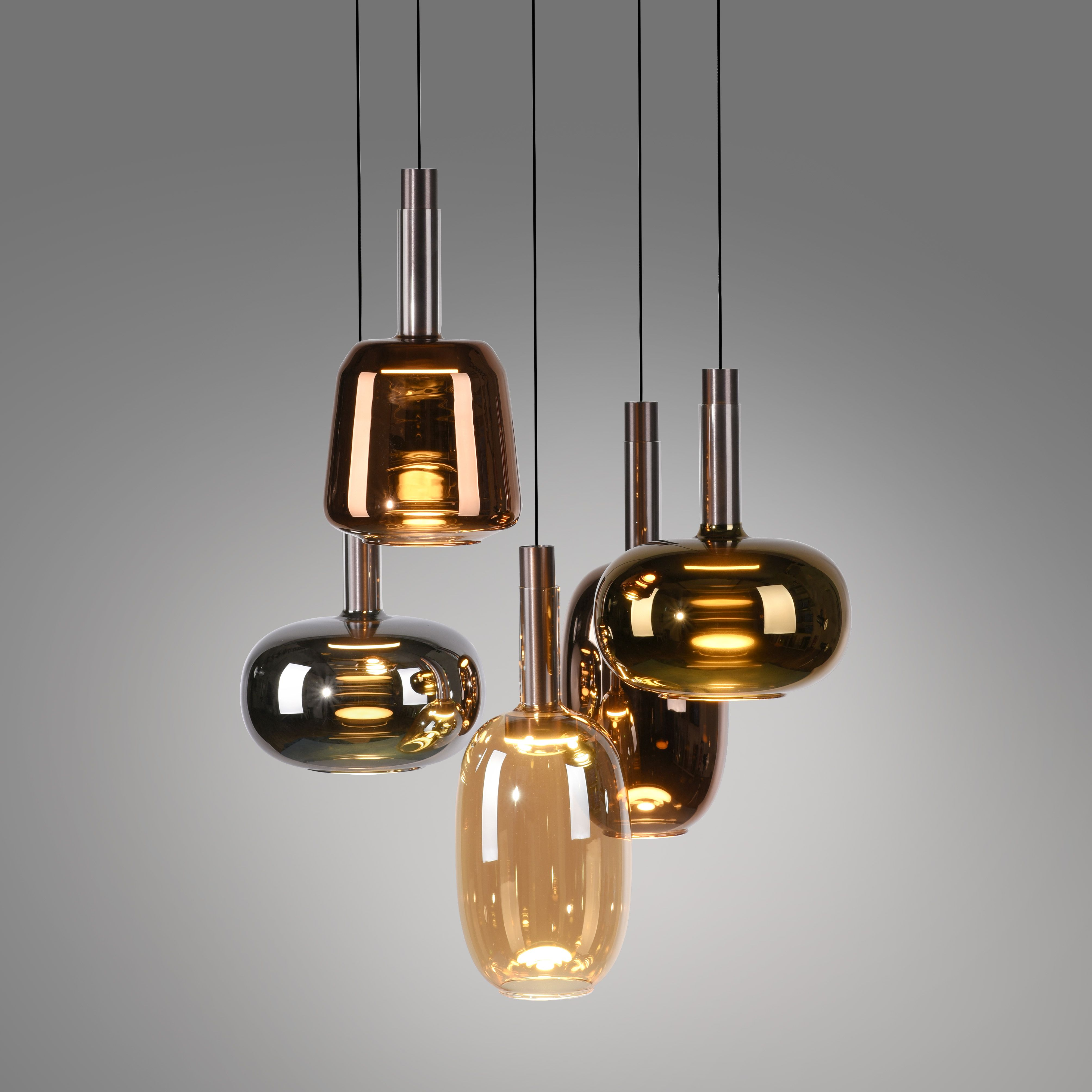 Pendellampe Silver Ray Ribaglob / Grösse: 55 x 55 cm