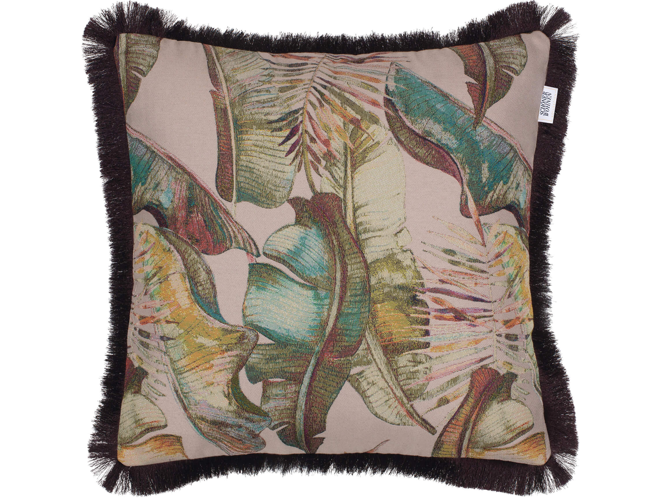 Stoeckel & Grimmler Kissenhülle Jungle, Rose 45x45 cm Rot | Schubiger Möbel