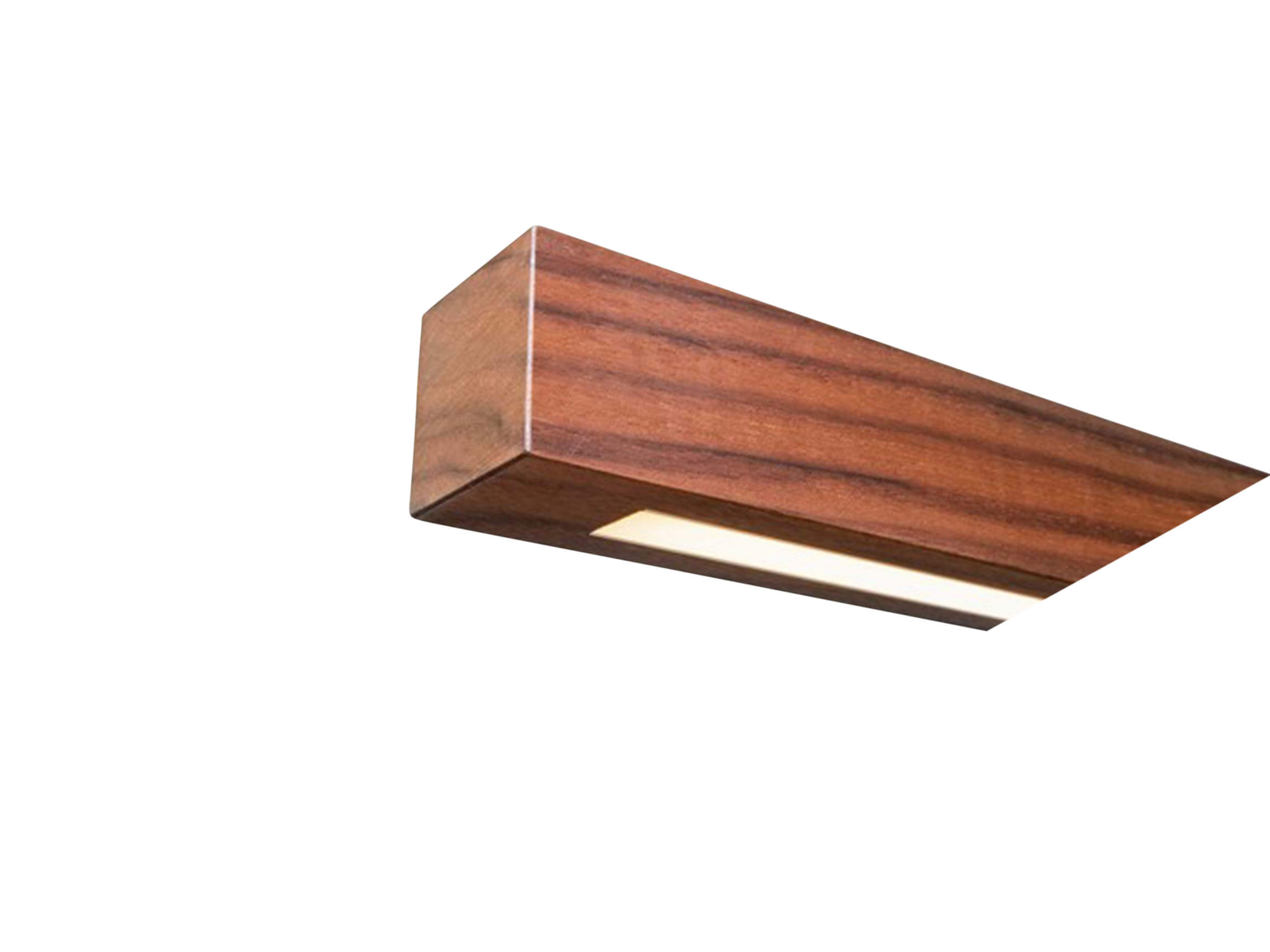 Stückholz Tödi 2 Nussbaum b: 131cm Inkl. Dimmer