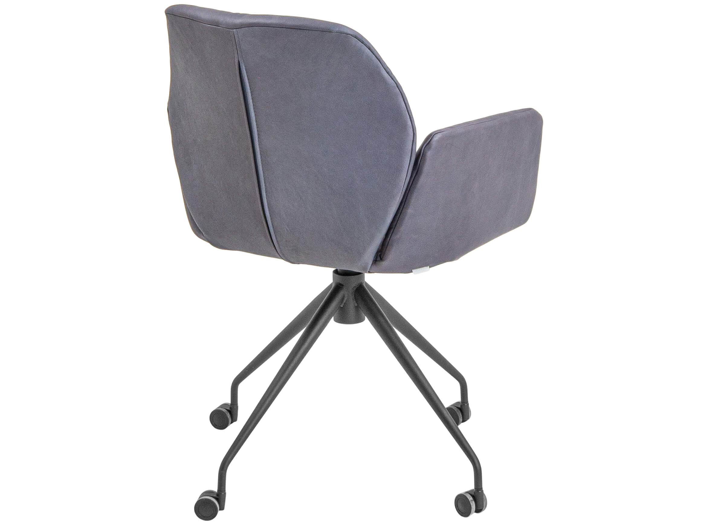 Armlehnstuhl Montreux Mobitec / Farbe: Anthracite / Bezugsmaterial: Leder