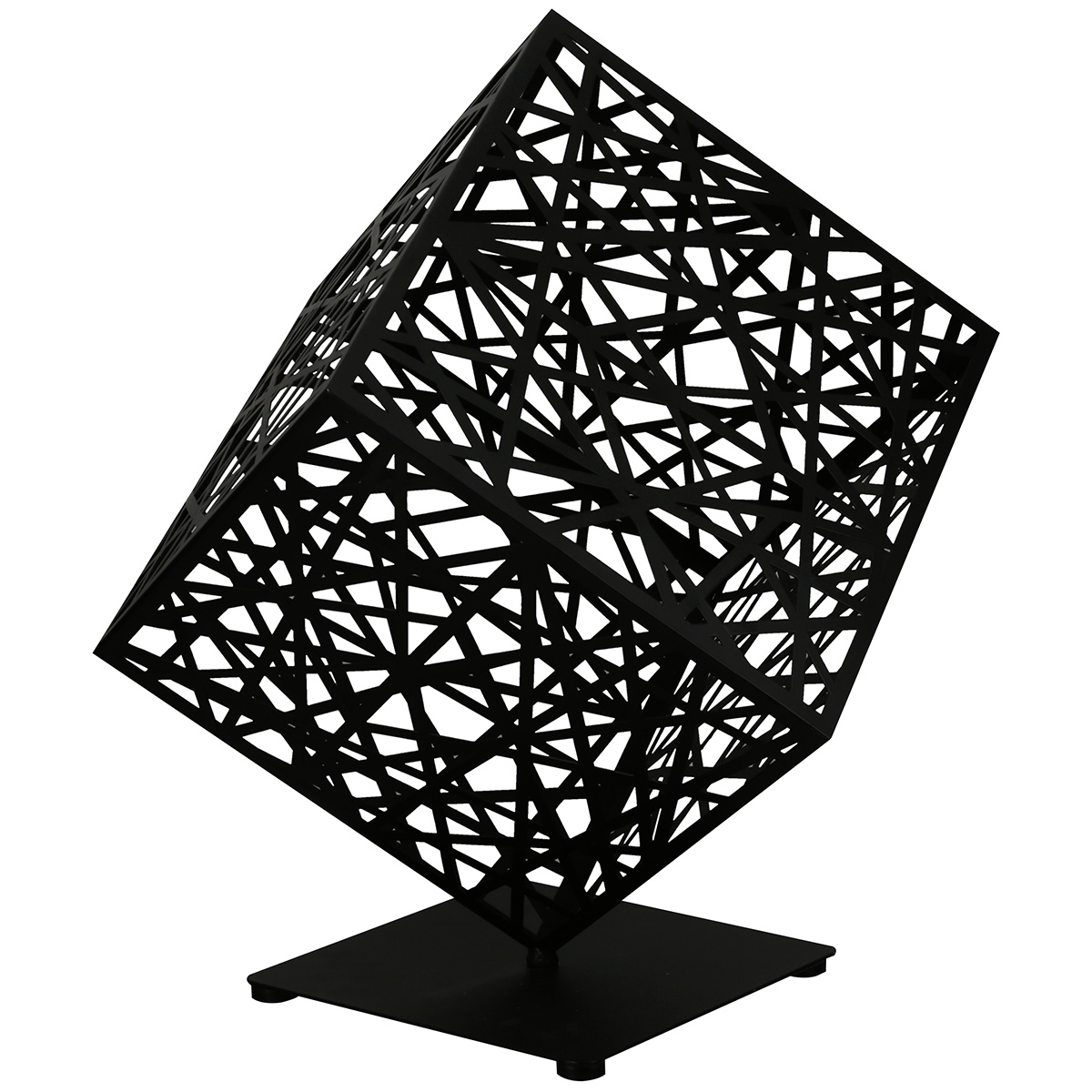 Figur-Greta Metall Schwarz H: 45 cm-Gilde