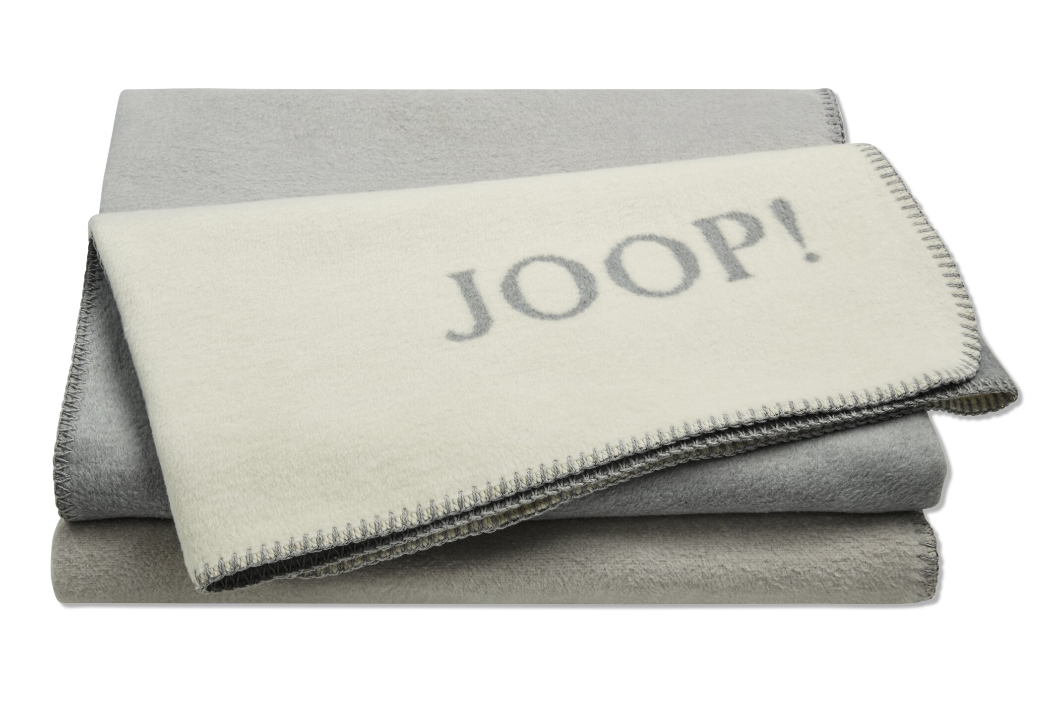 Plaid Split 150x200 cm von Joop / Farbe: Stein