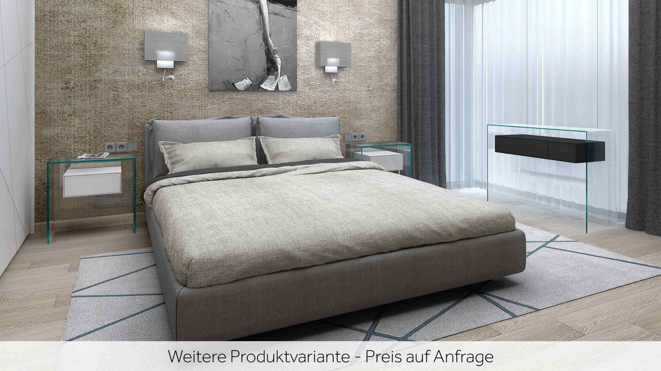 Beistelltisch Priya, Korpus Optiwhite Klar,