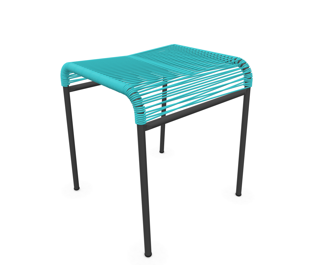 Schaffner Spaghetti-1er-Hocker Säntis Blau | Schubiger Möbel