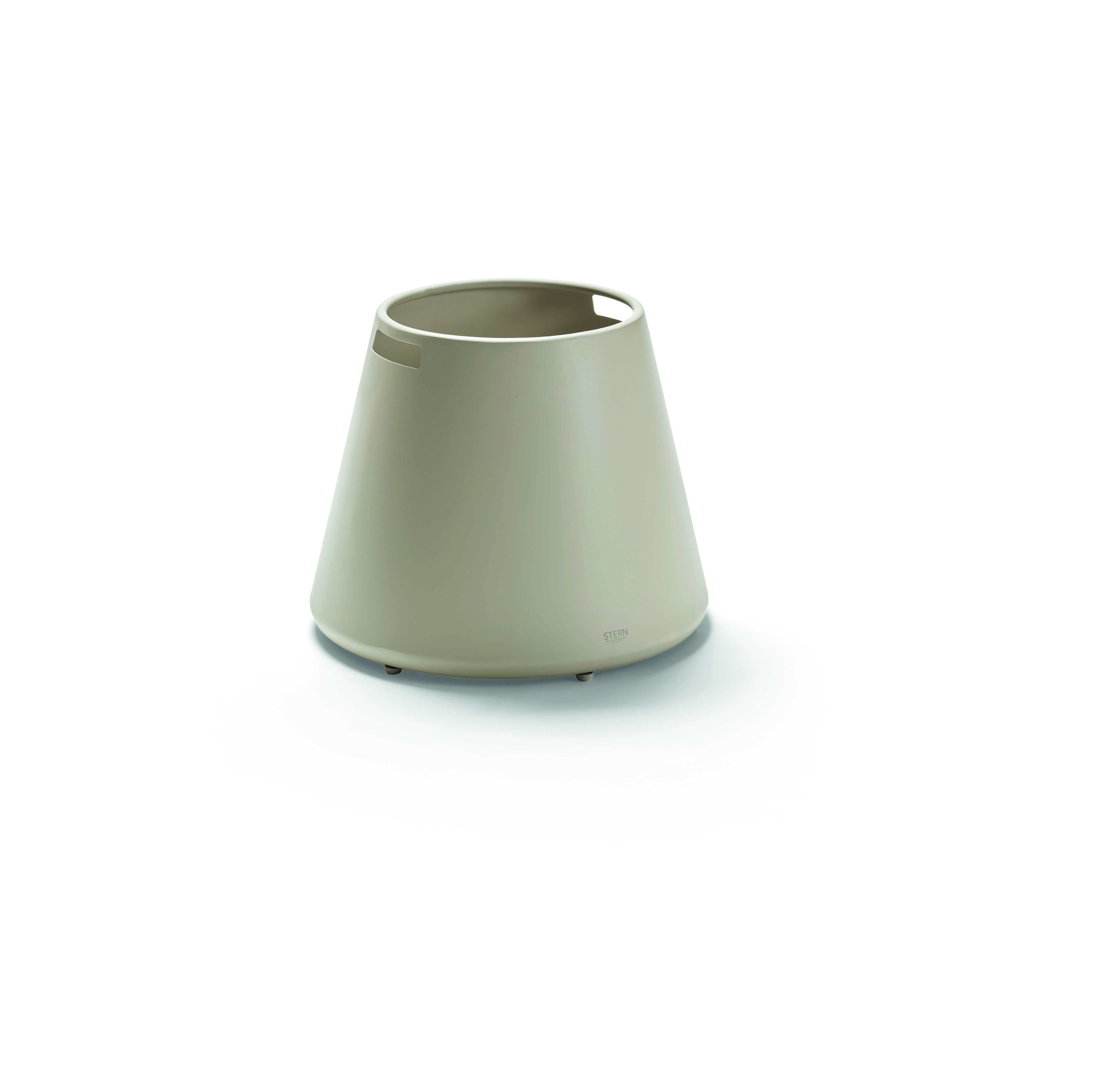 Pflanzengefäss Greige / 45 x 35 cm Stern / Farbe: Beige Grau