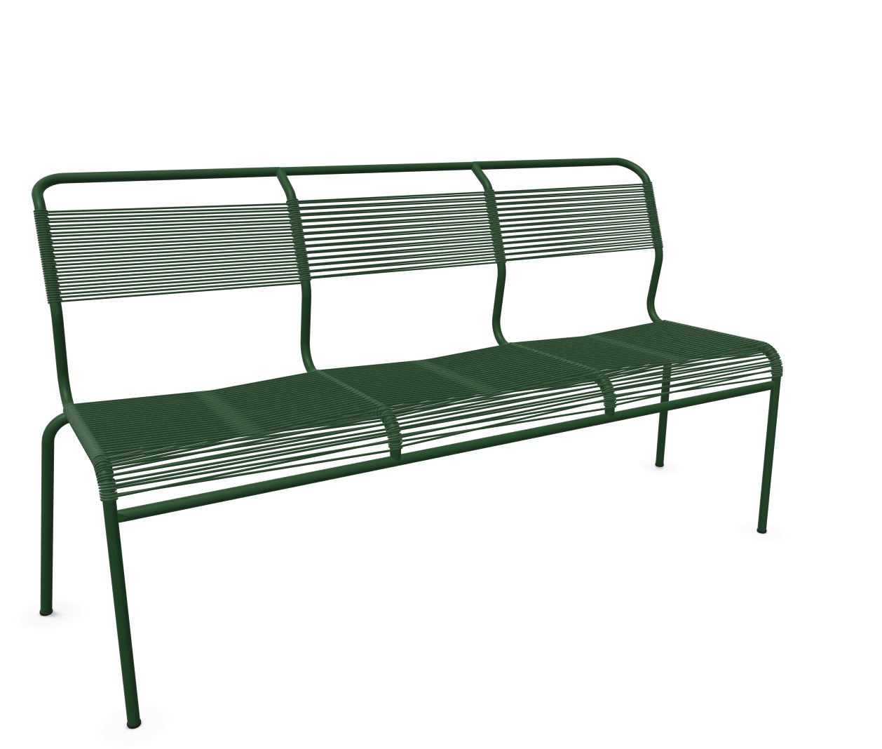 Schaffner Spaghetti-3er-Bank Säntis Grün | Schubiger Möbel