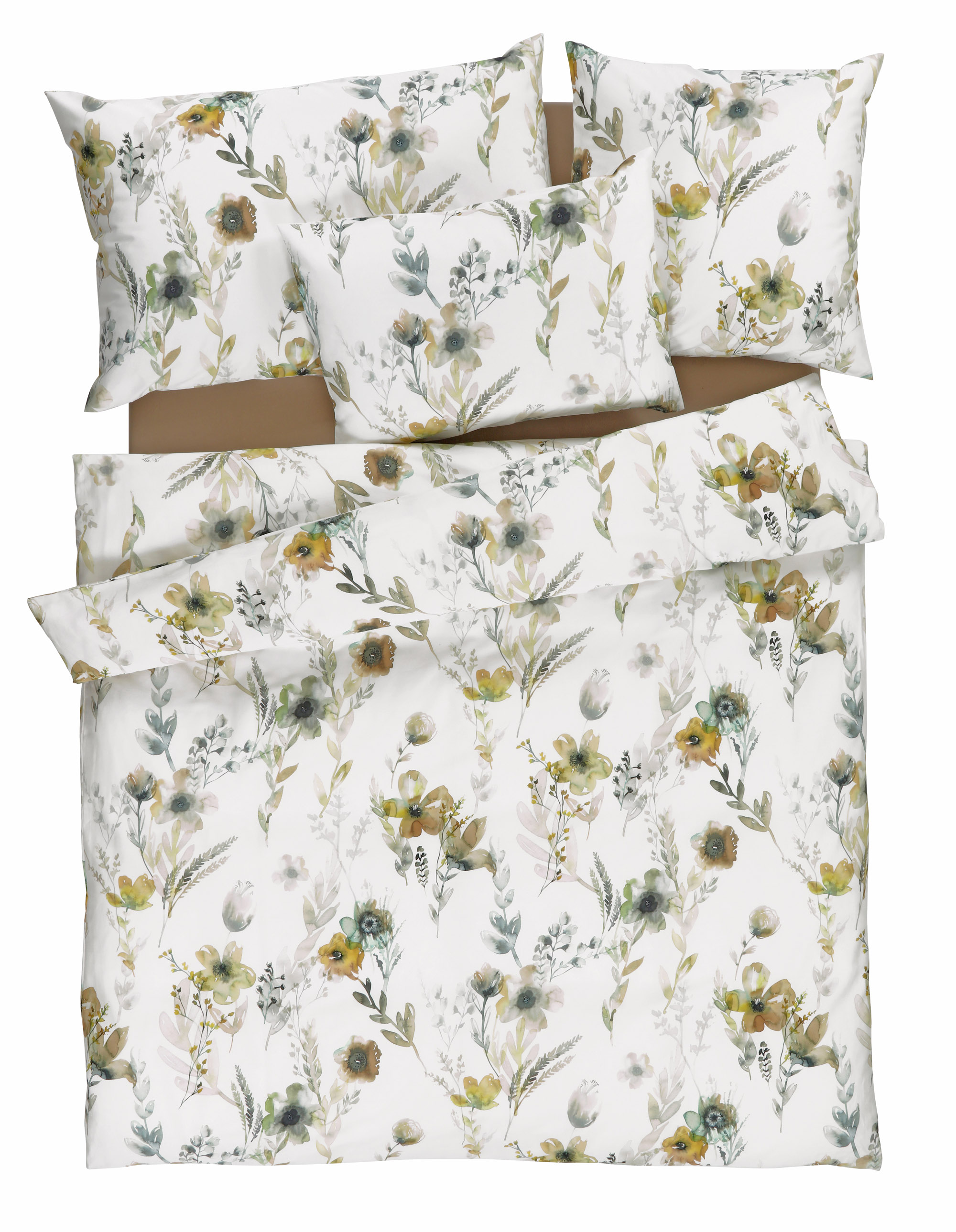 Parure de lit Selma, vert L : 50 cm Tamara-R