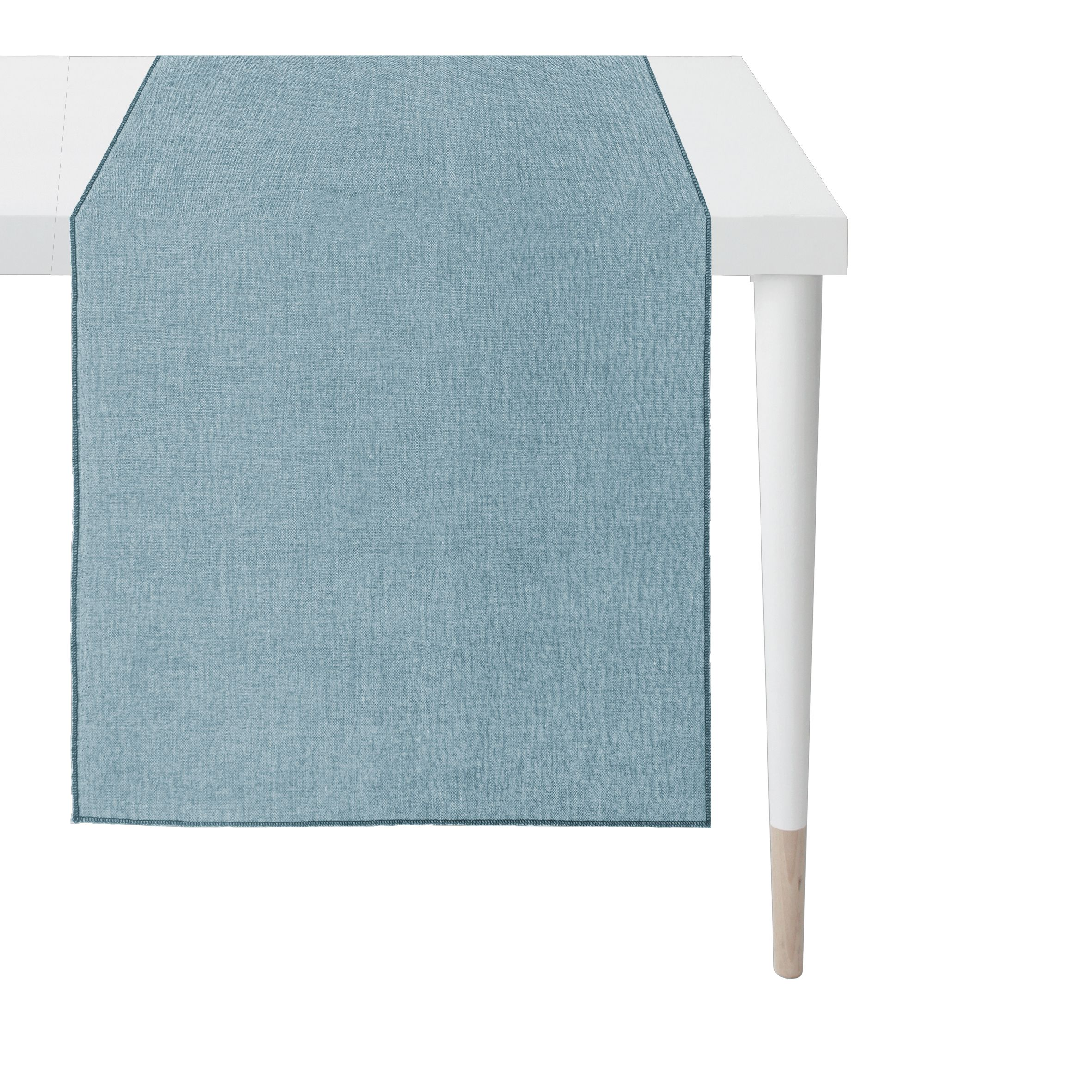 Läufer Stone Blau B: 45 cm Apelt