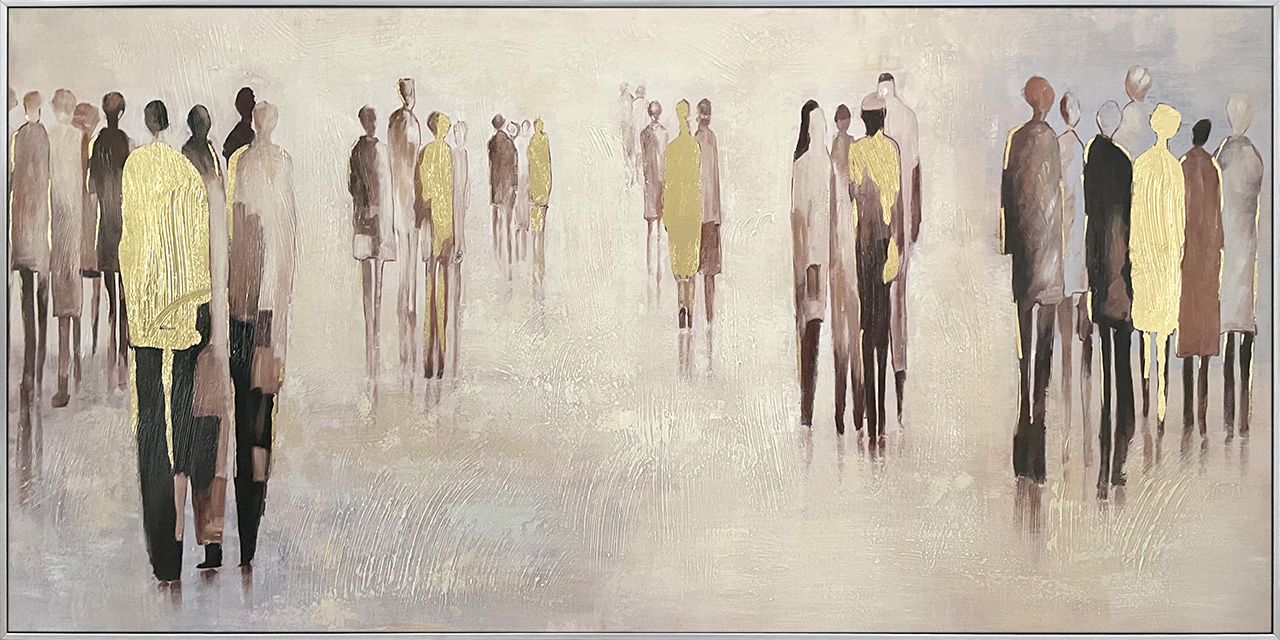 Gemälde-Gold People-image LAND