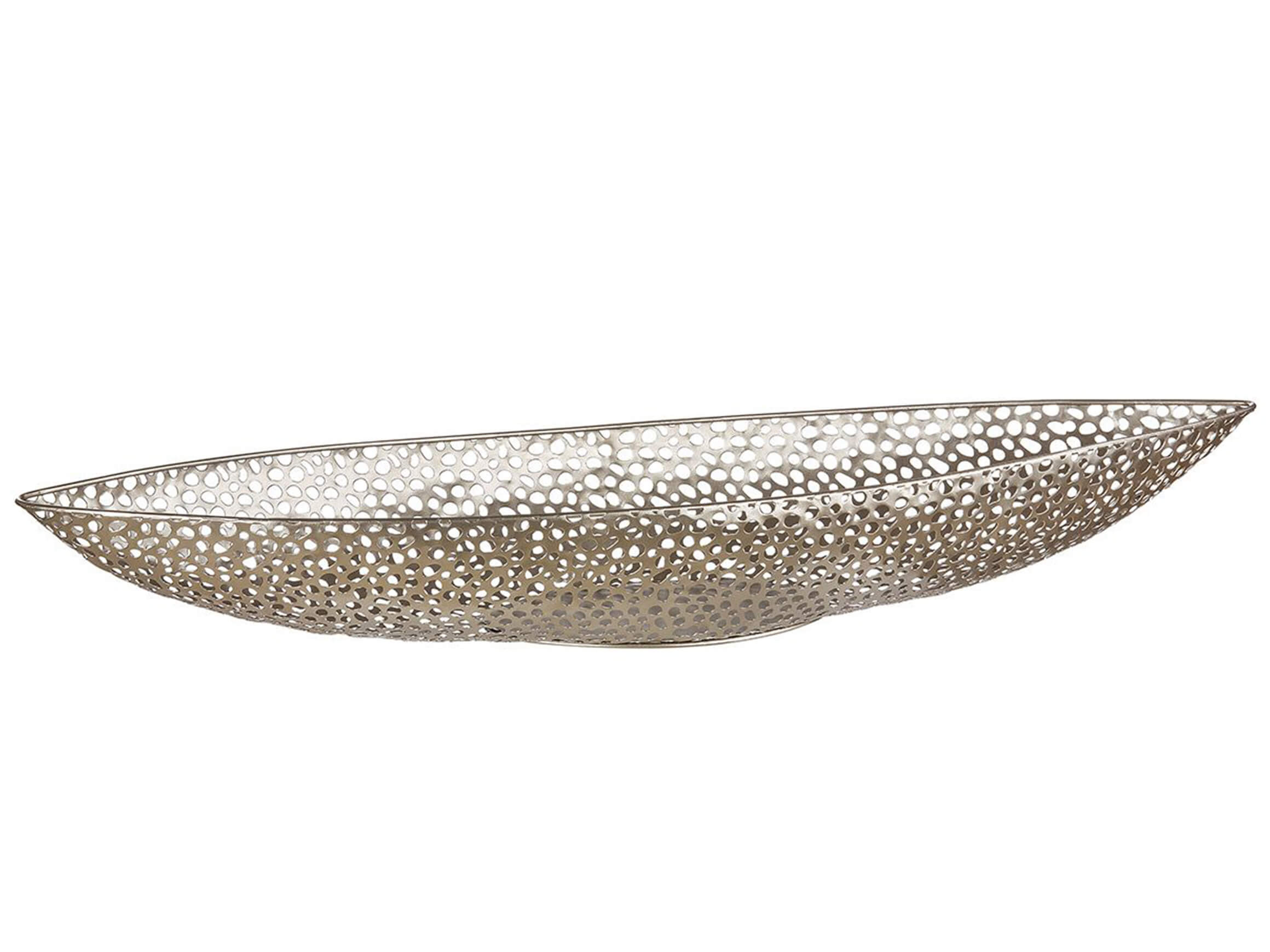 Gilde Schale Metall, Champagner H: 21 cm  | Schubiger Möbel