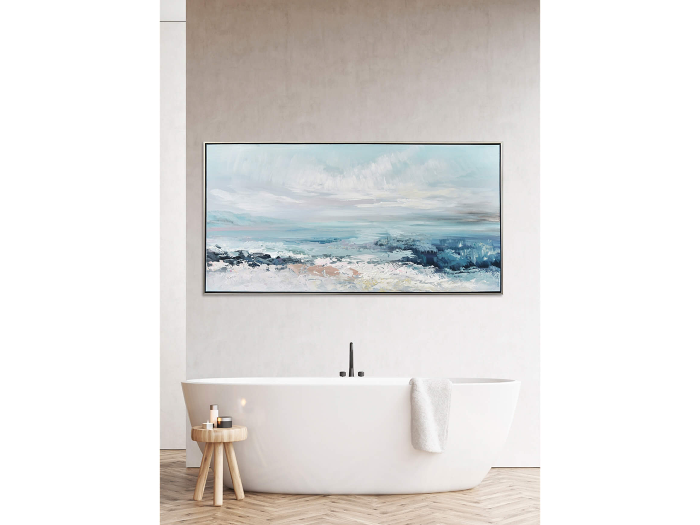 Bild Blick Auf's Meer image LAND / Grösse: 143 x 73 cm