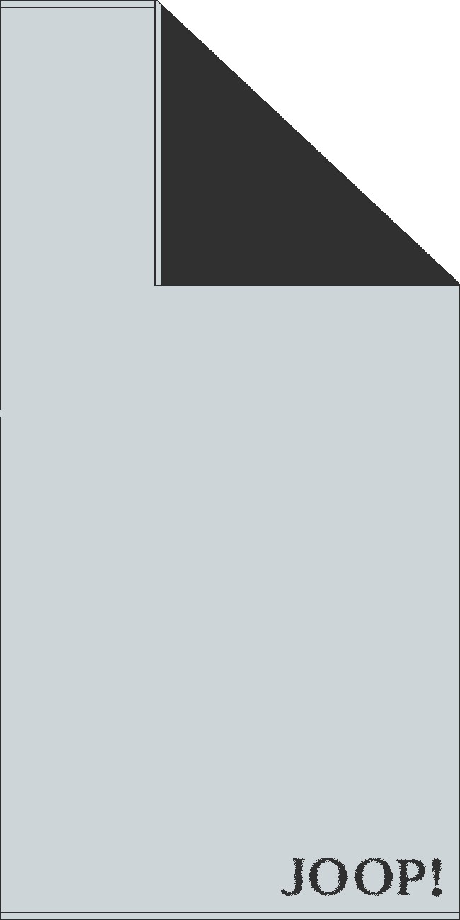 Handtuch Doubleface, 50 x 100 cm von Joop / Farbe: Platin