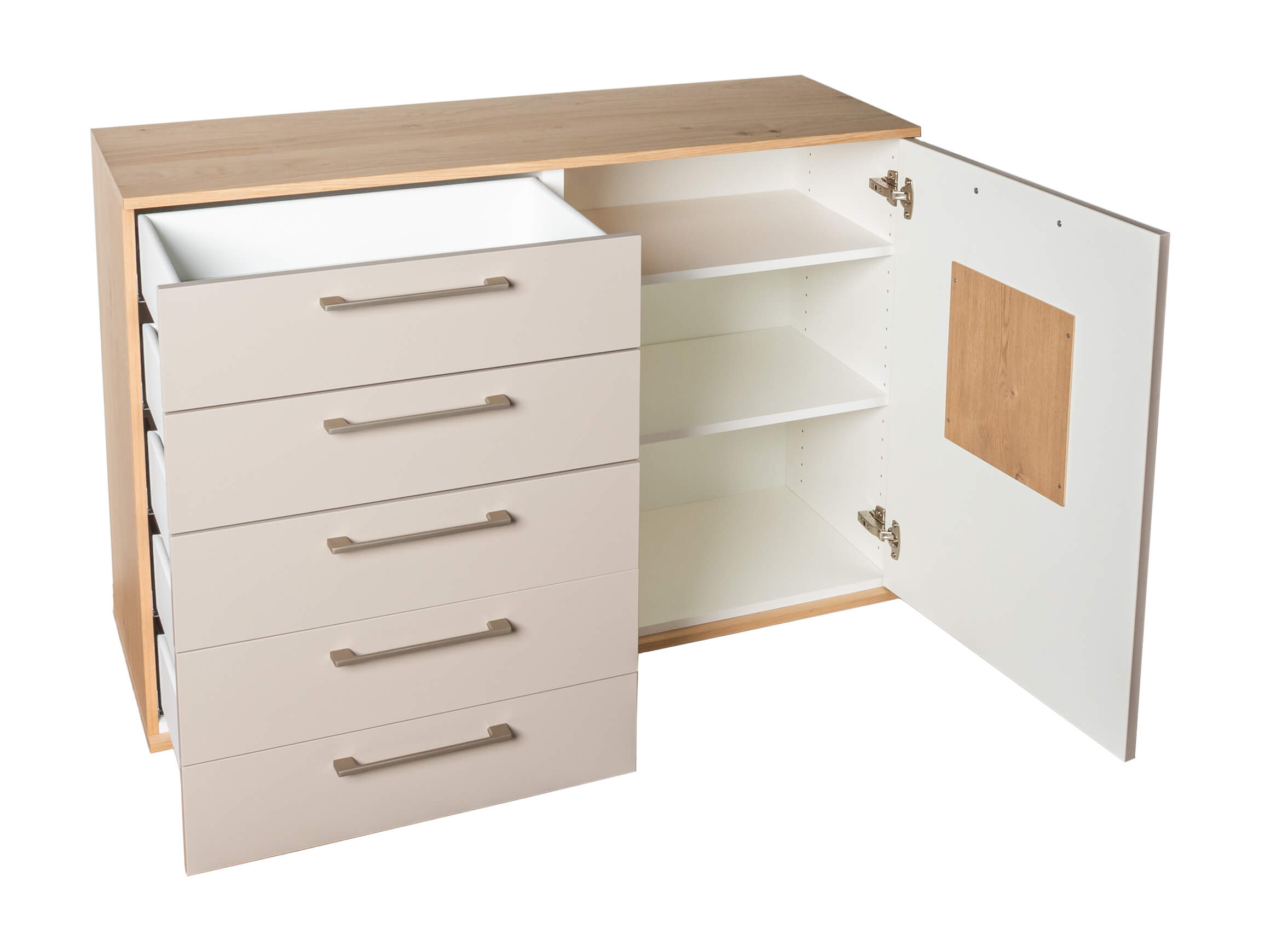 Kommode Multiline Disselkamp / Farbe: Holzfarbig