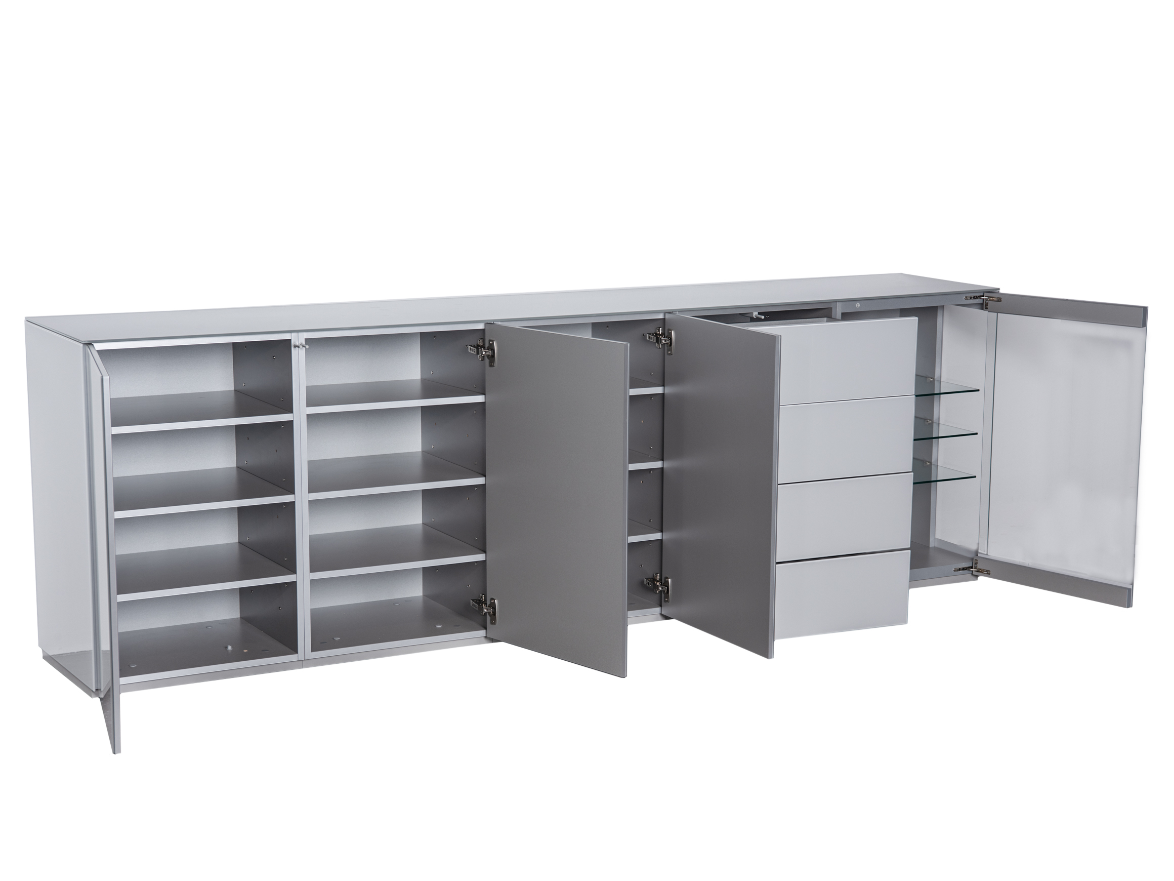 Sideboard Sonorous Elements Novis / Farbe: Hellgrau