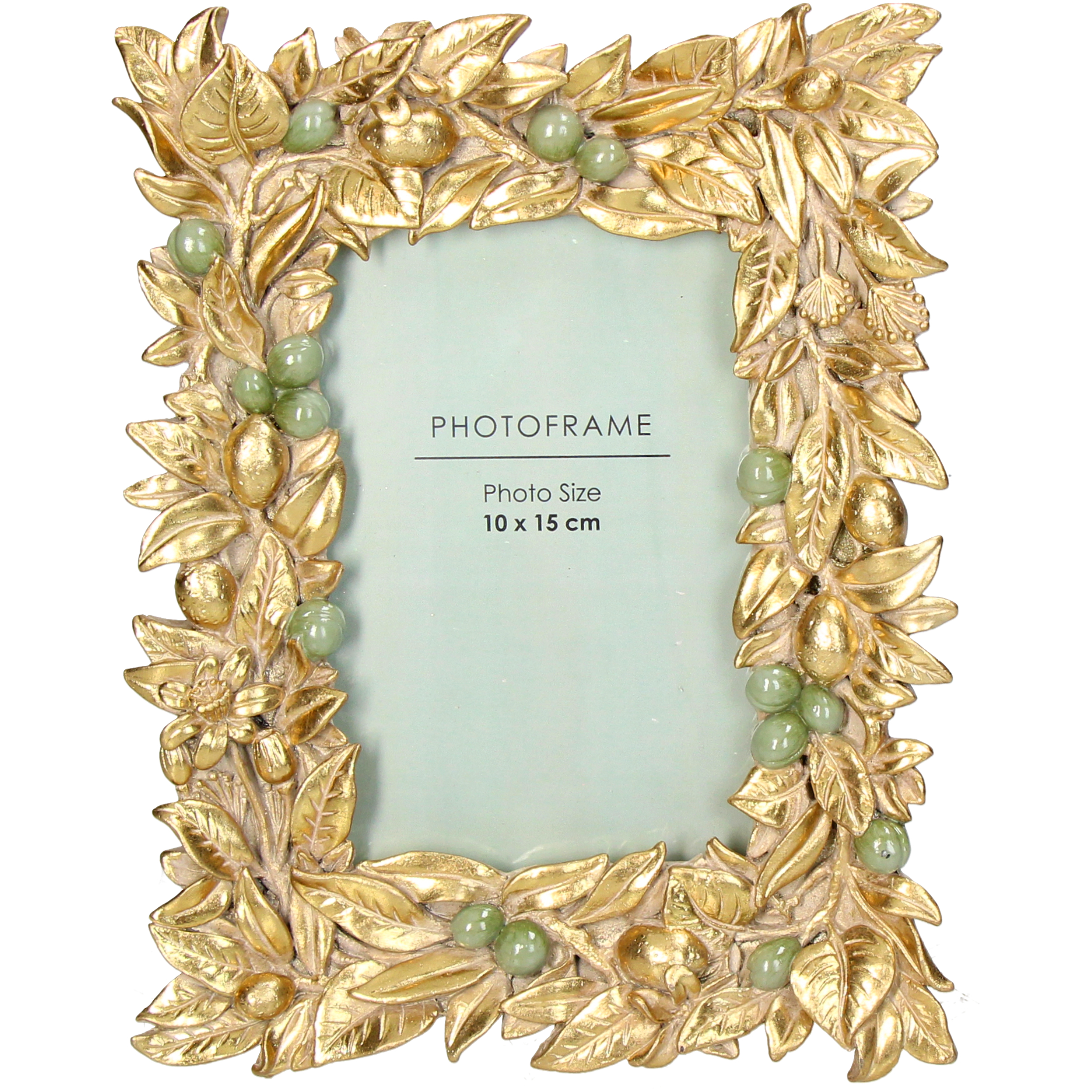 Fotorahmen Olivengirlanden, Gold B: 10 cm Kersten