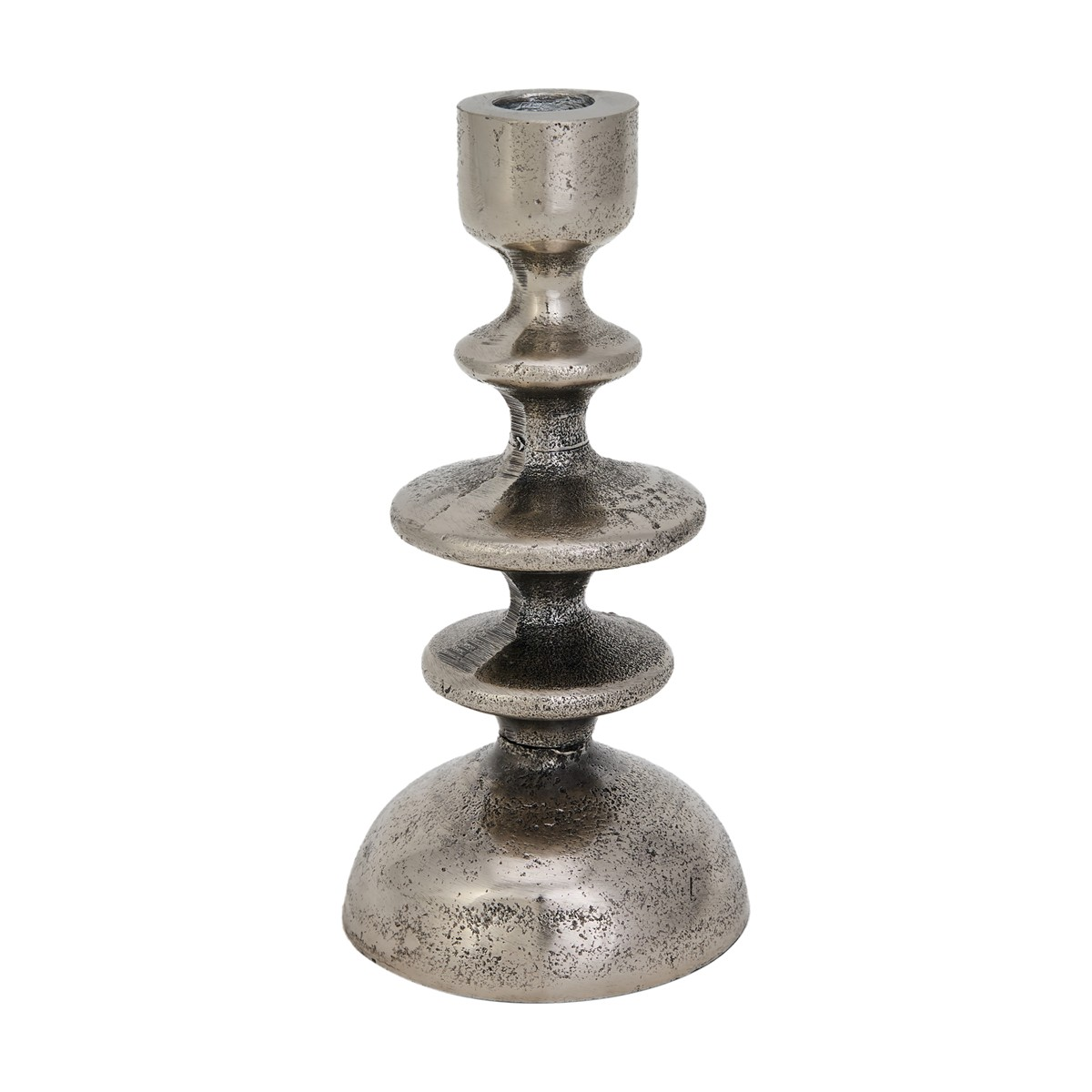 Decofinder Kerzenständer Zofingen, Antique Silber  | Schubiger Möbel