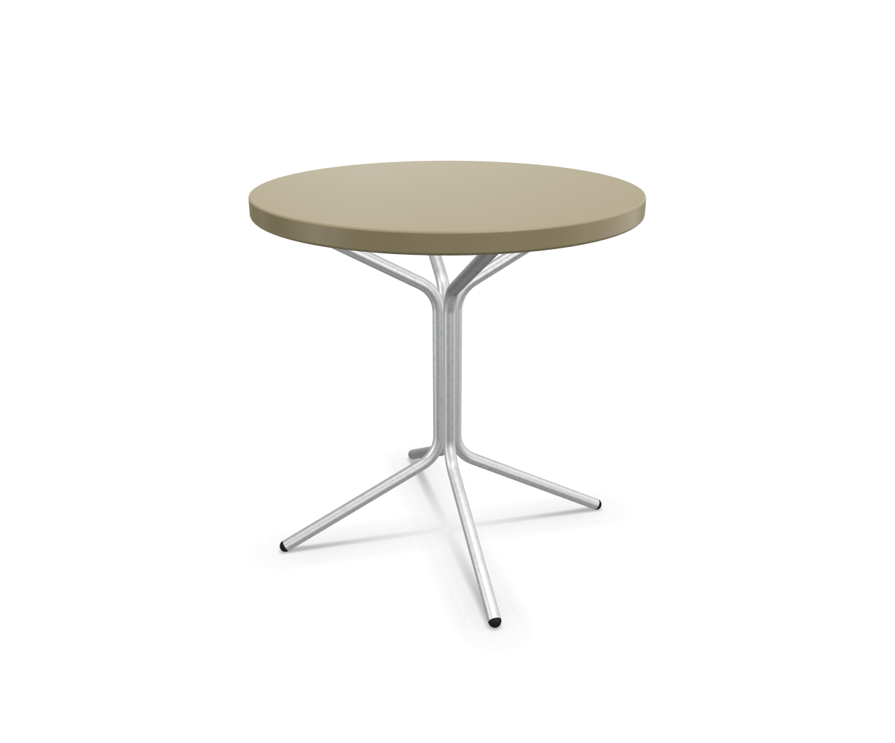 Metall-Beistelltisch Pix Rund Feuerverzinkt von Schaffner / Farbe: Champagner / DxH: 54 x 54 cm