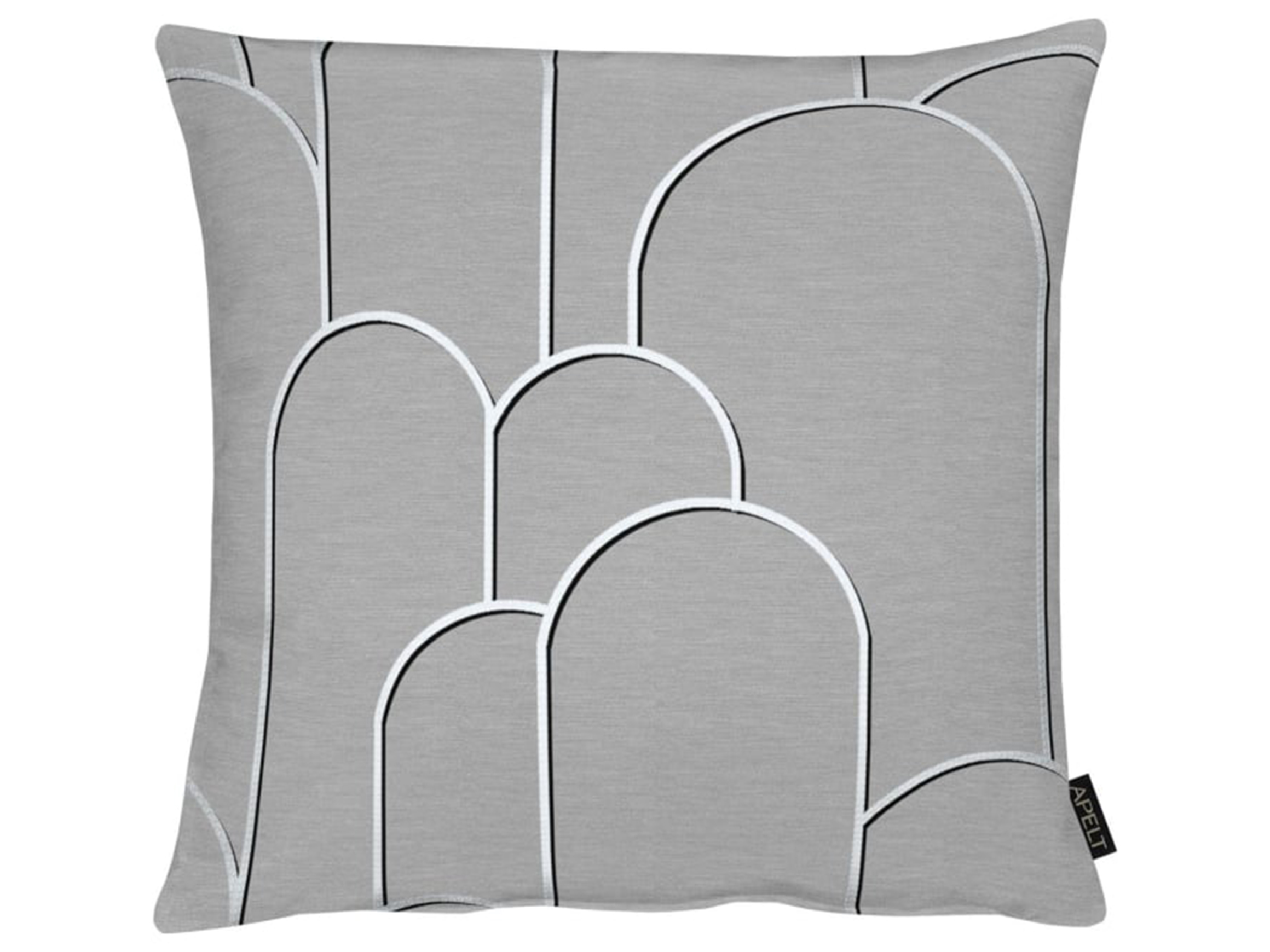 Kissenhülle Vision Hellgrau 49x49 cm Apelt / Grösse: 49 x 49 cm