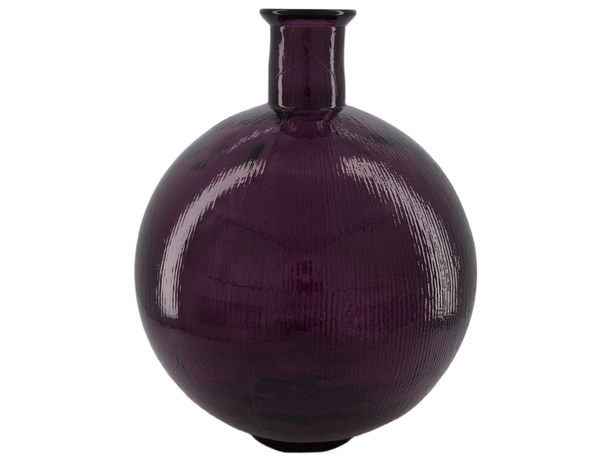 Decofinder Vase Glas Lila H: 42 cm  | Schubiger Möbel