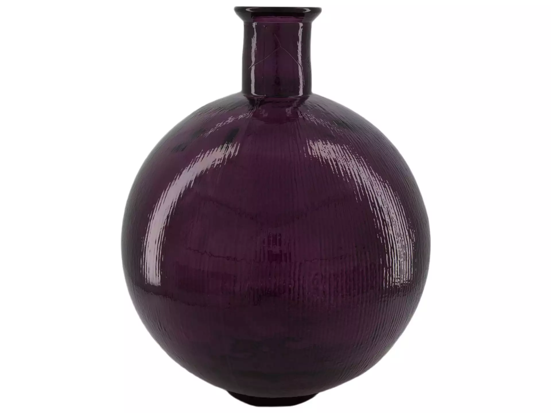 Vase Glas Lila H: 42 cm Decofinder