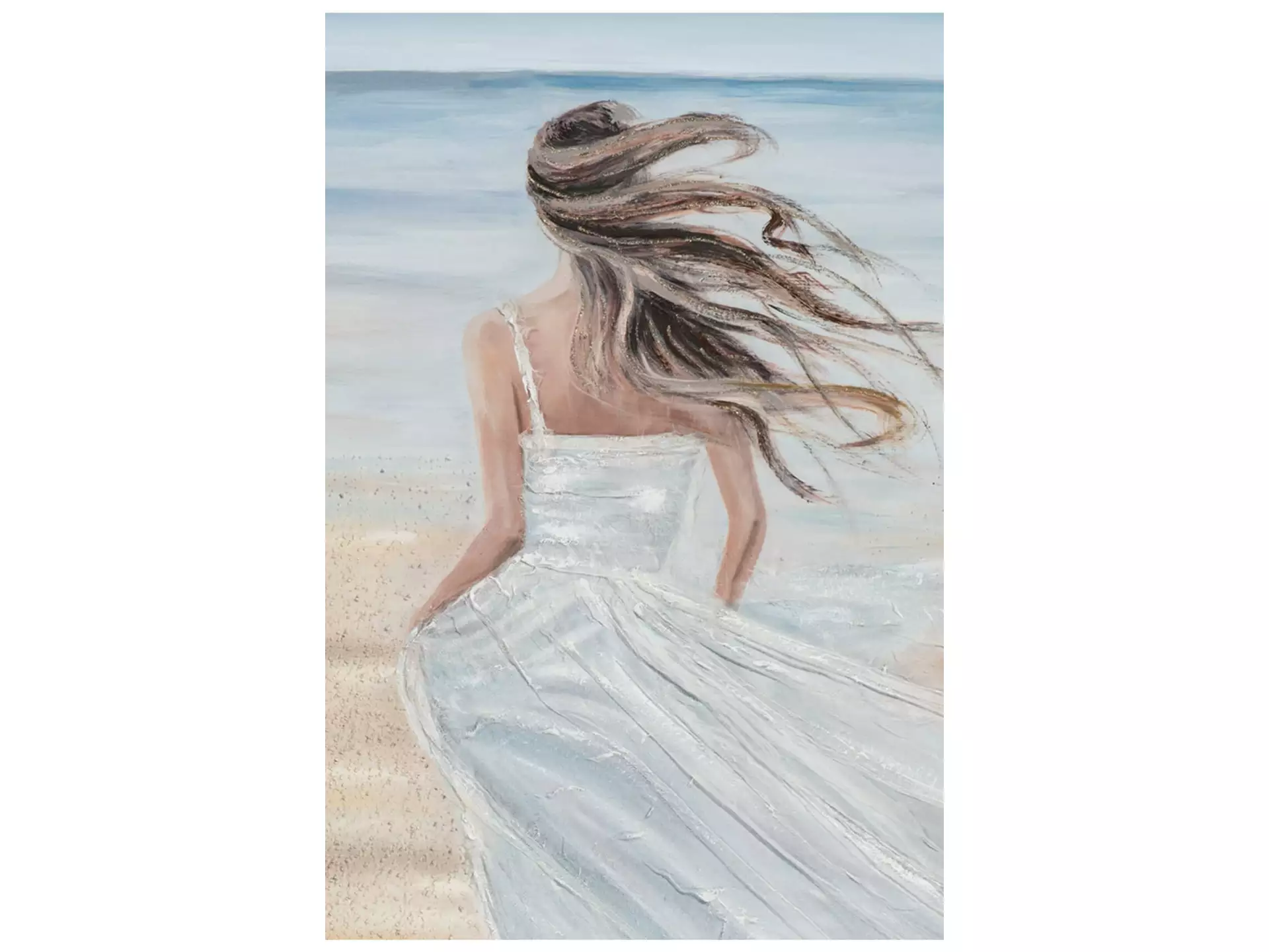 Bild Junge Frau am Strand image LAND