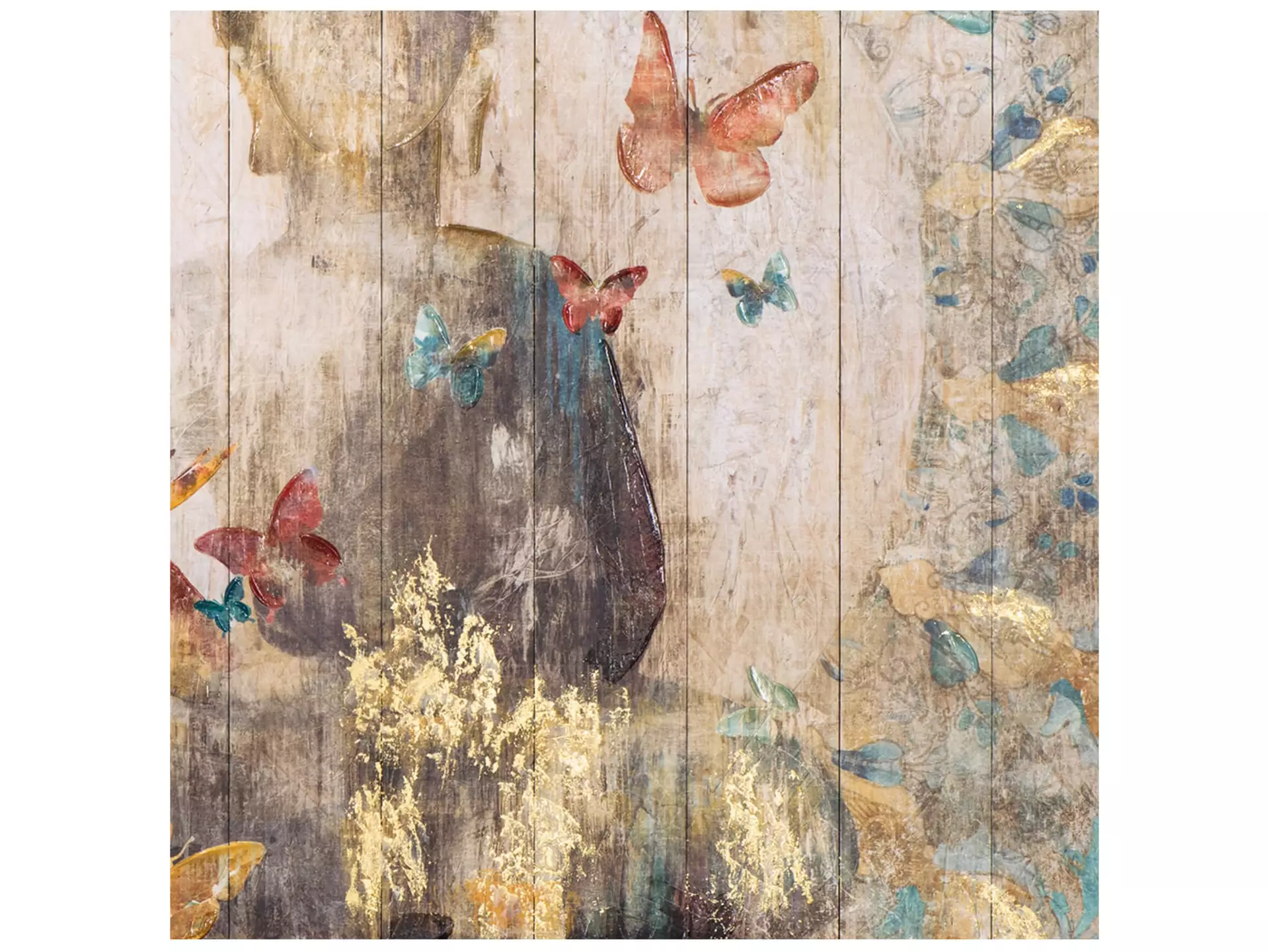 Bild Buddha mit Schmetterlingen image LAND