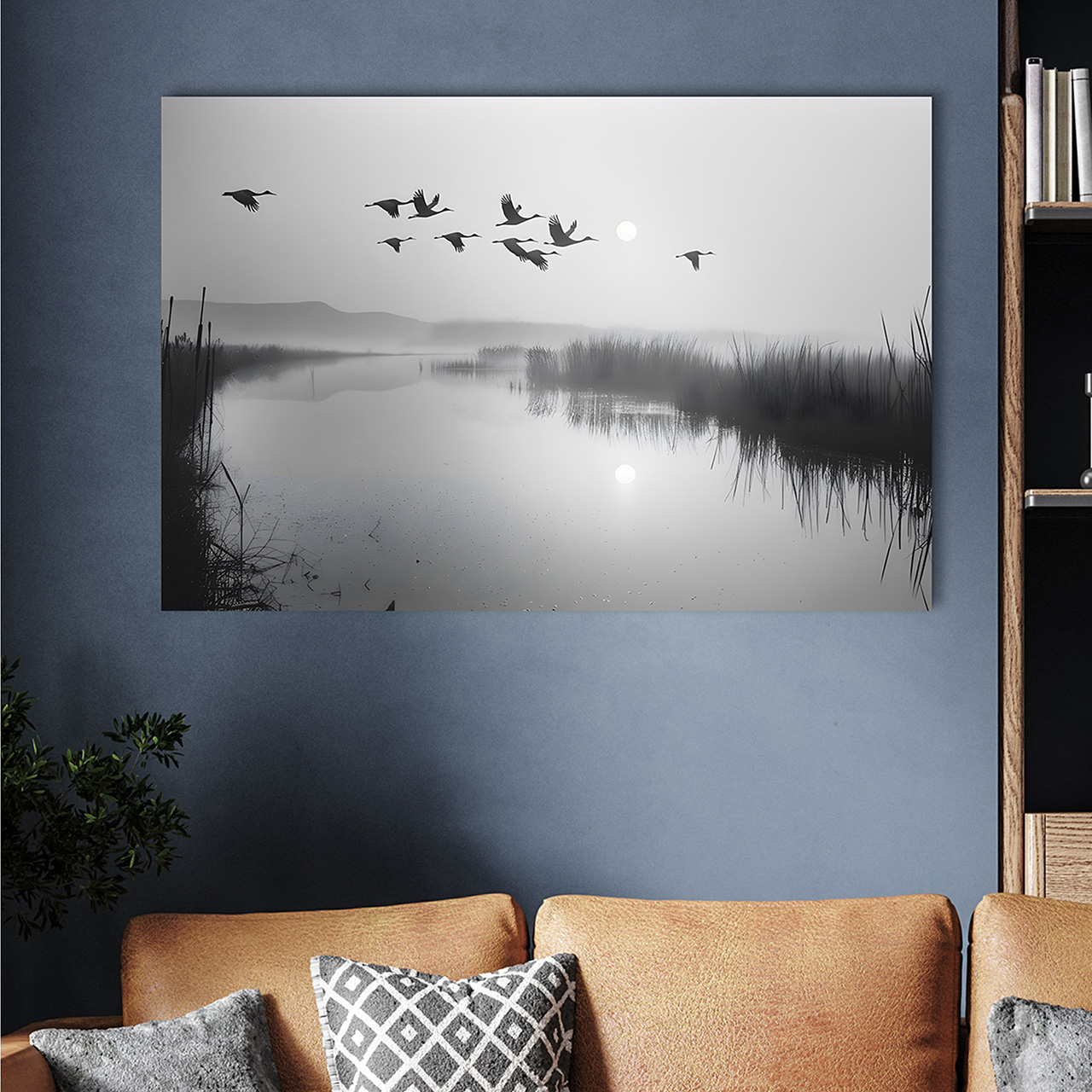 Canvas-Wildgänse-image LAND
