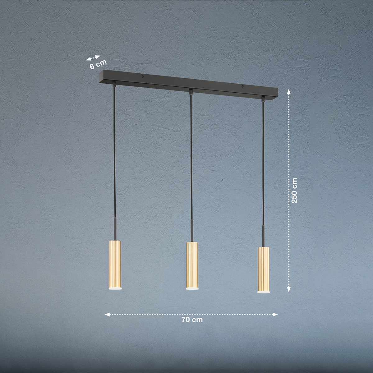 Pendellampe Stina B: 6 cm Fischer & Honsel