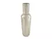 Flasche Metall Silber H: 68 cm Decofinder