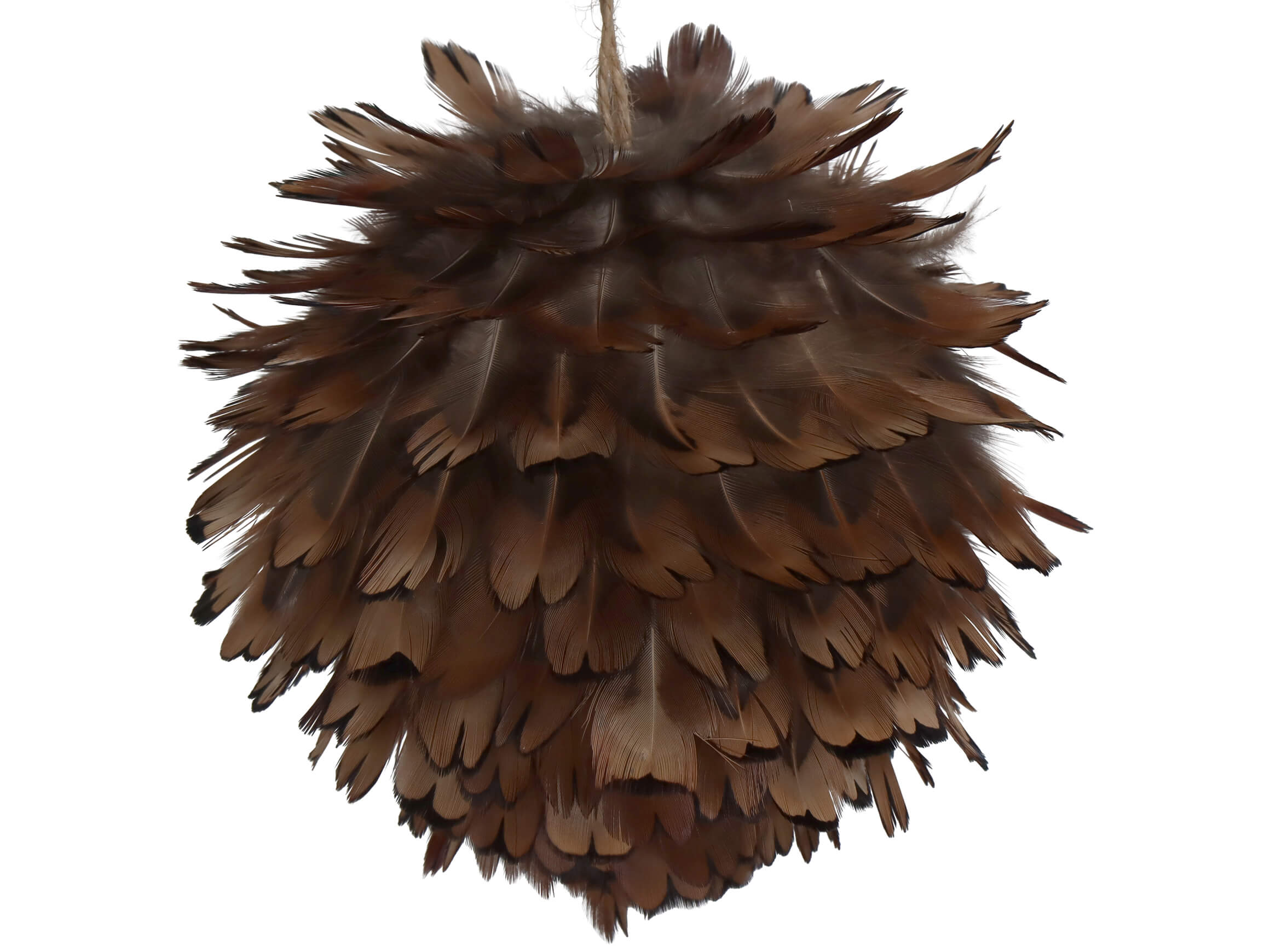 Kersten Kunstblume Feder-Clip Terra D: 11 cm  | Schubiger Möbel