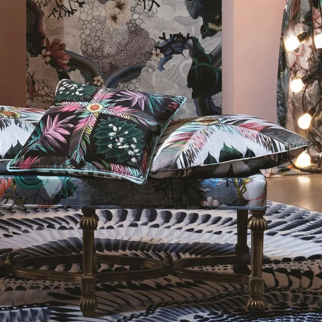 Kissen Feather Park - Jais Designers Guild / Farbe: Mehrfarbig von Christian Lacroix