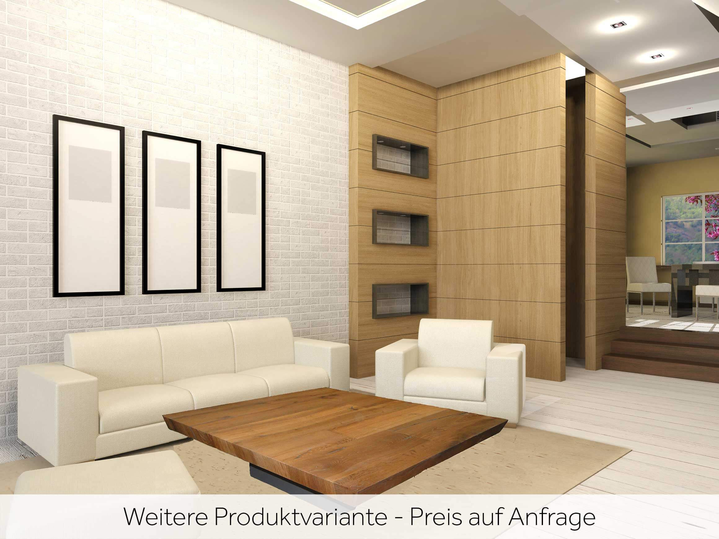 Salontisch Marino, Quadratisch, Eiche, Sockel Mdf, b